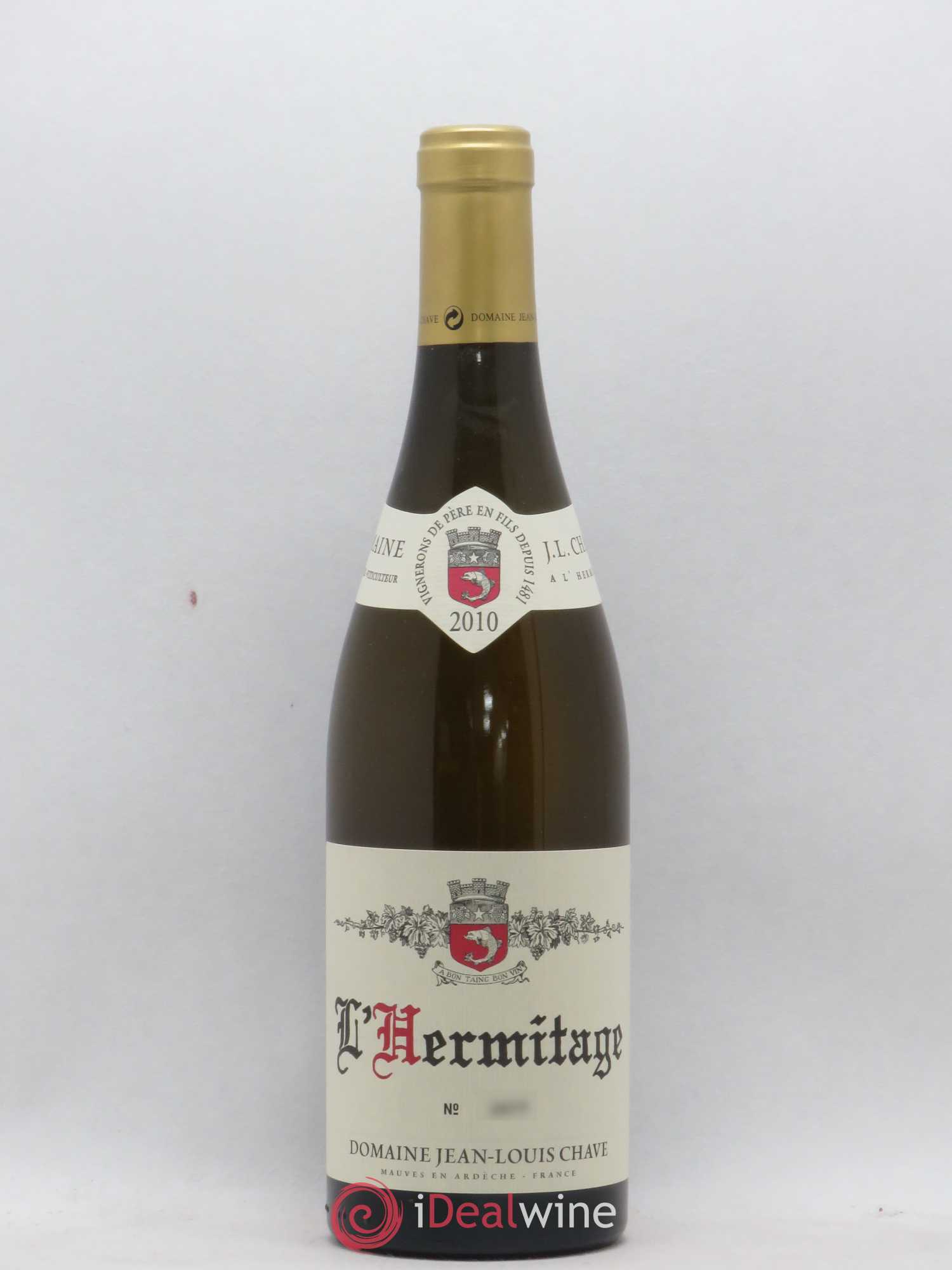 Hermitage Jean-Louis Chave 2010 - Lot de 1 bouteille - 0