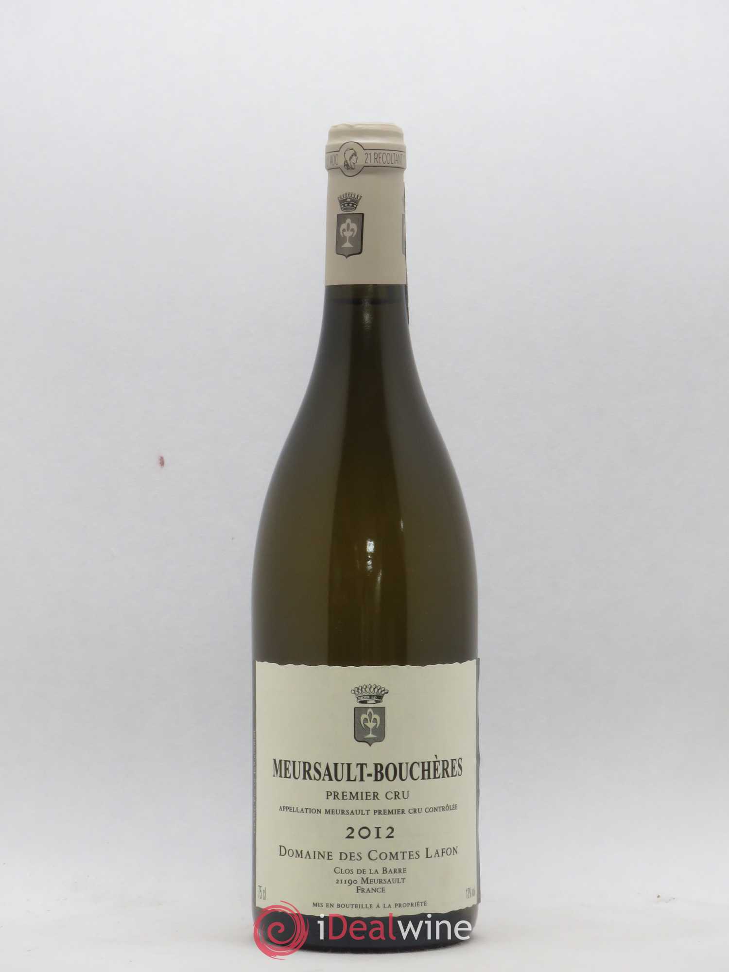 Meursault 1er Cru Bouchères Domaine des Comtes Lafon 2012 - Posten von 1 Flasche - 0