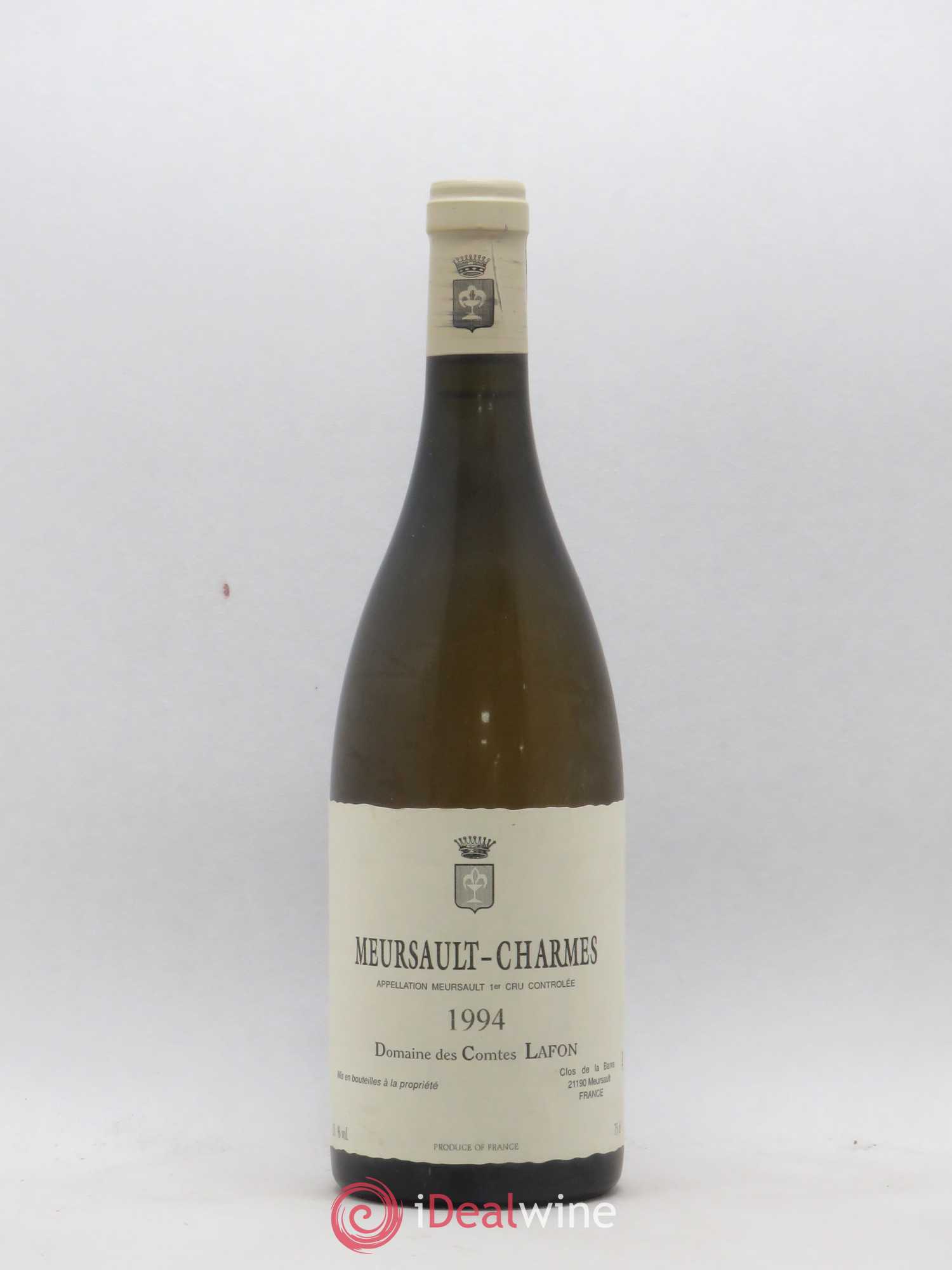 Meursault 1er Cru Charmes Comtes Lafon (Domaine des) 1994 - Lot de 1 bouteille - 0