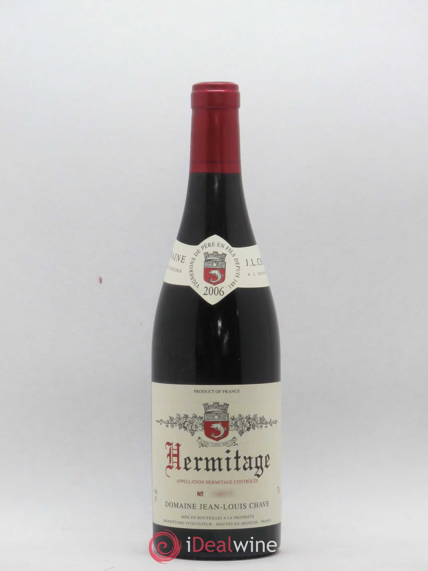 Hermitage Jean-Louis Chave 2006 - Lot de 1 bouteille - 0