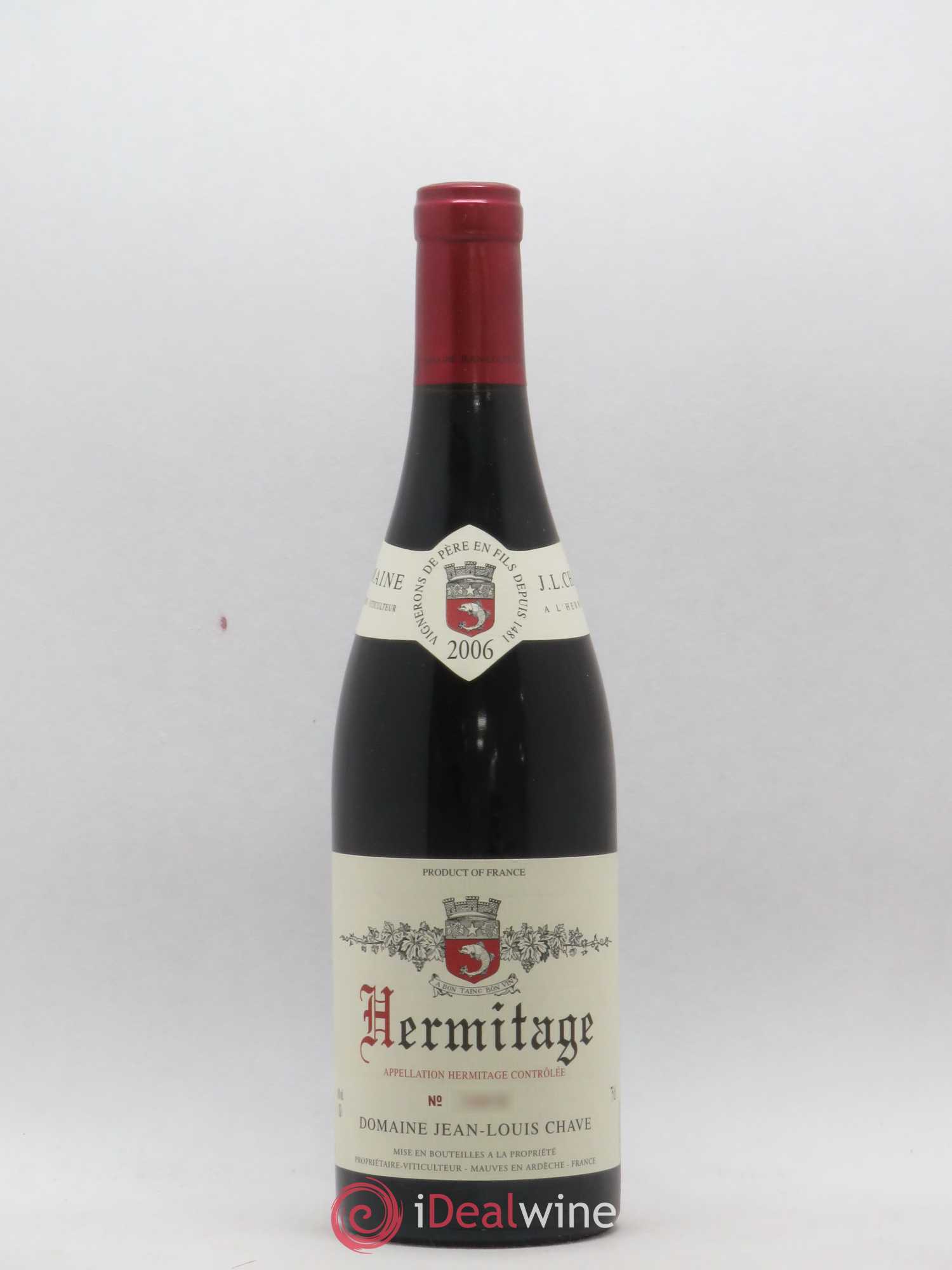 Hermitage Jean-Louis Chave 2006 - Lot de 1 bouteille - 0