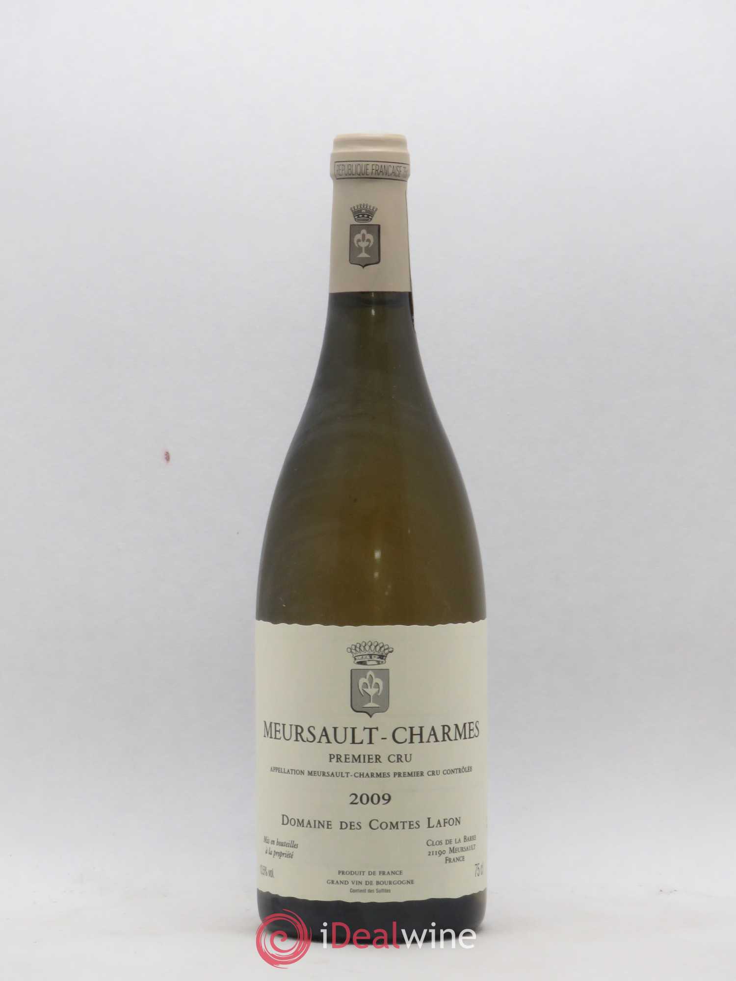 Meursault 1er Cru Charmes Comtes Lafon (Domaine des) 2009 - Lot de 1 bouteille - 0