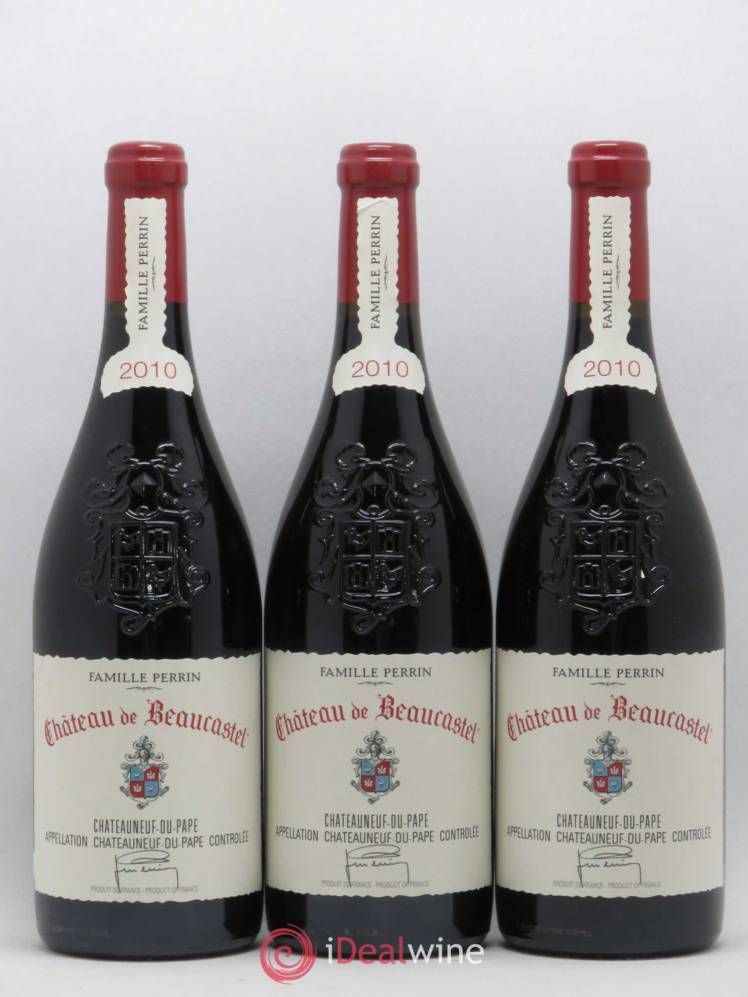 Châteauneuf-du-Pape Château de Beaucastel Famille Perrin 2010 - Lot de 6 bouteilles - 1