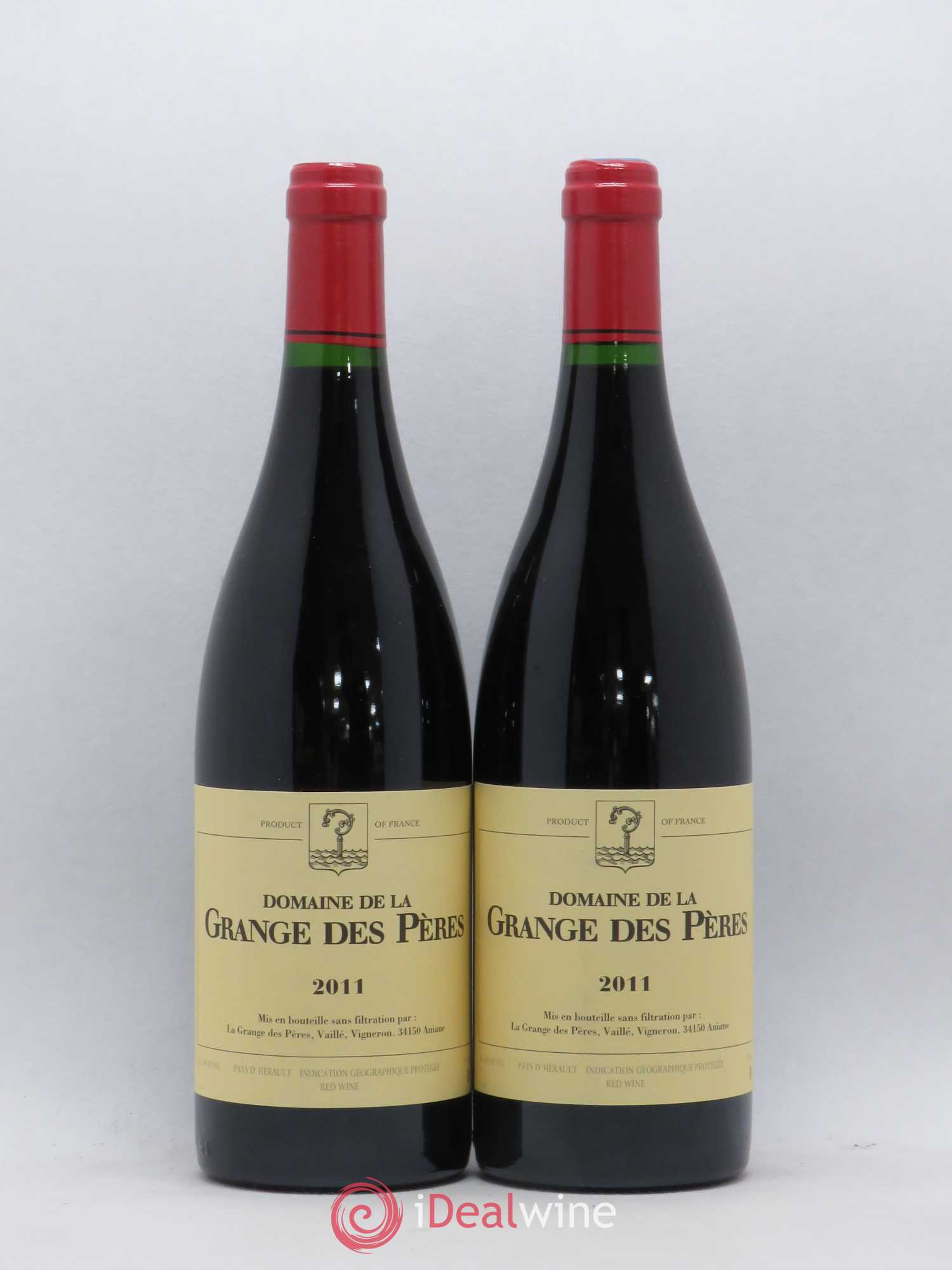 Pays d'Hérault Grange des Pères Laurent Vaillé 2011 - Lot de 2 bouteilles - 0