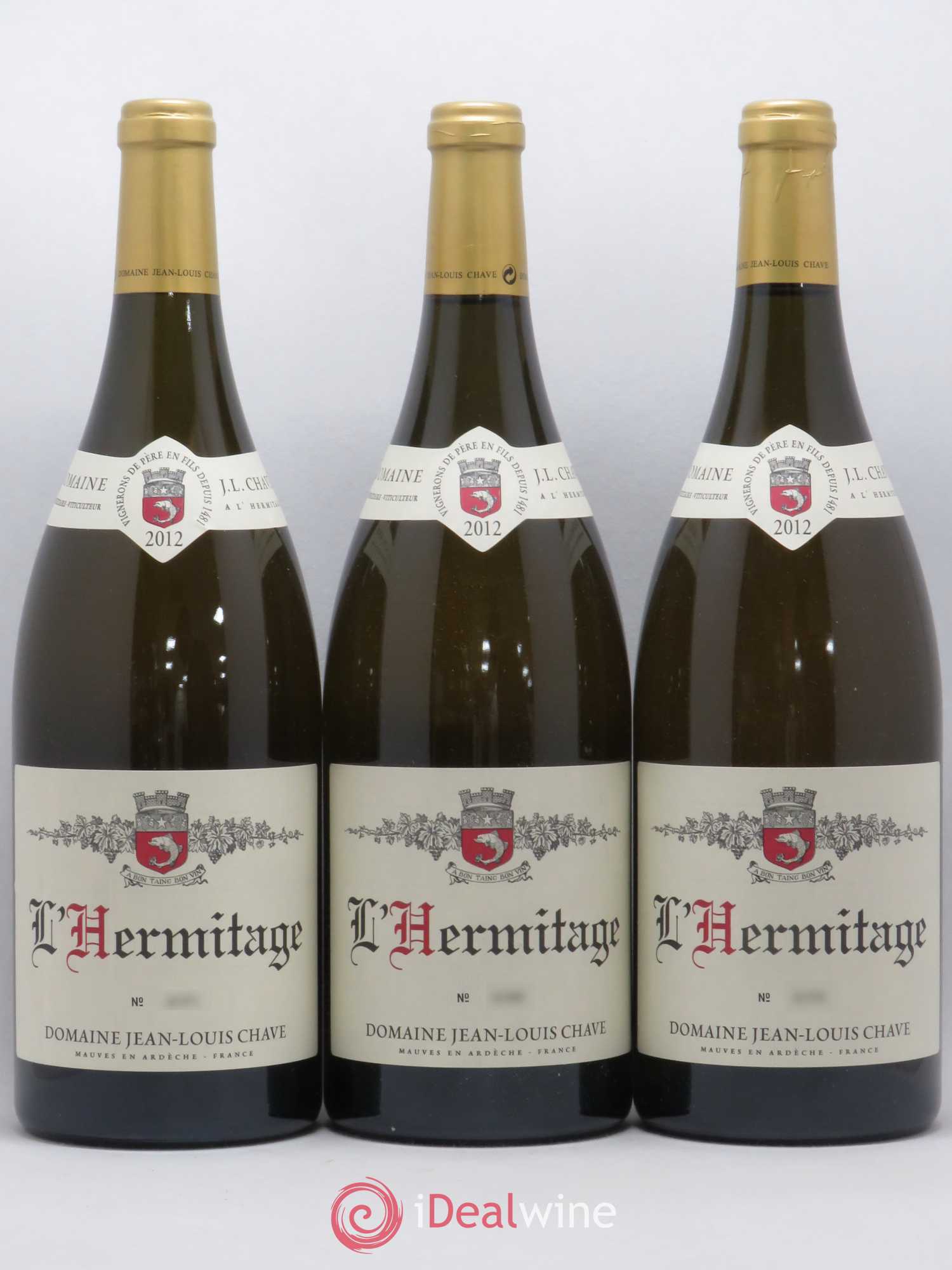 Hermitage Jean-Louis Chave 2012 - Lot de 3 magnums - 0