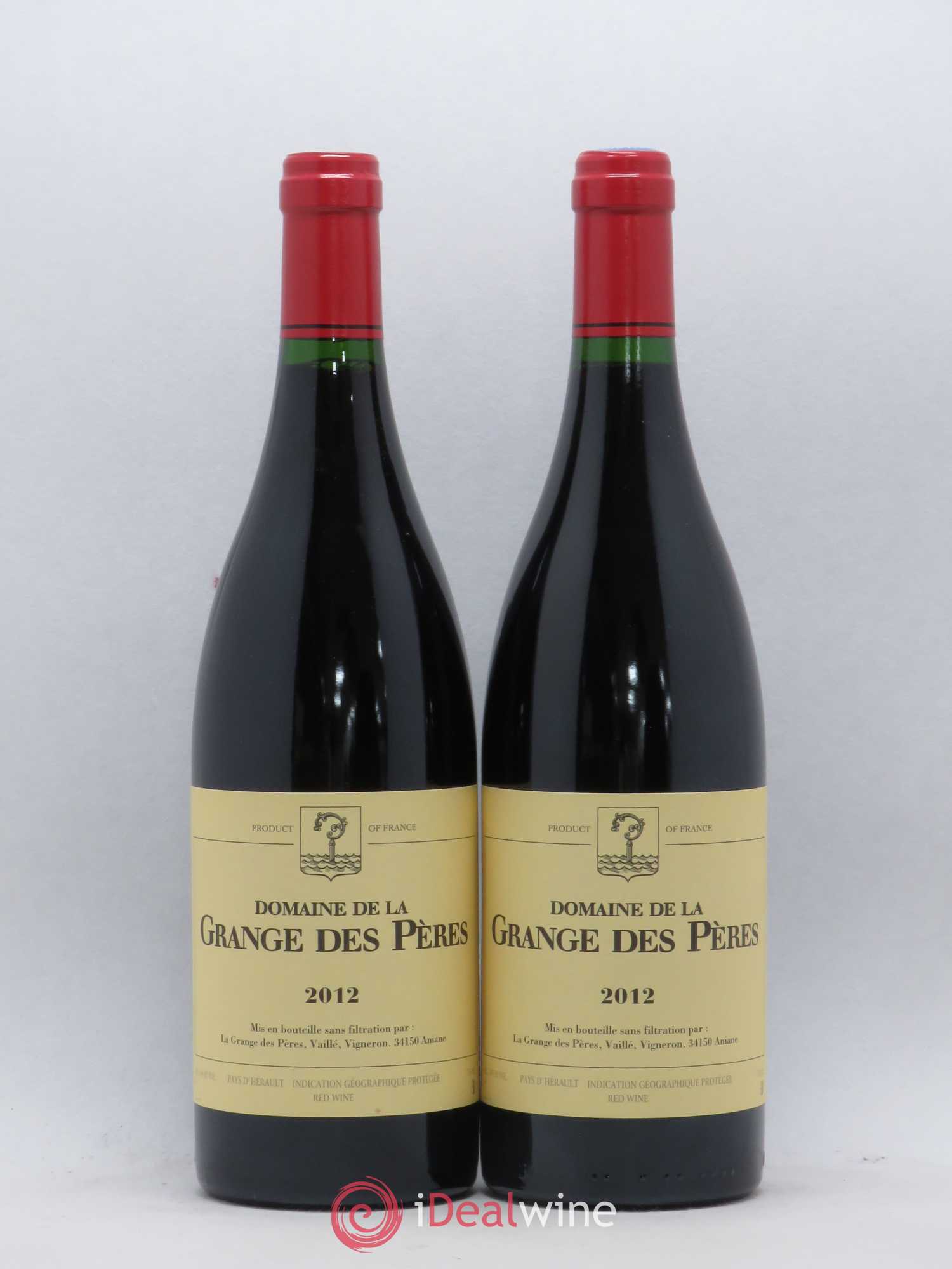Pays d'Hérault Grange des Pères Laurent Vaillé 2012 - Lot de 2 bouteilles - 0