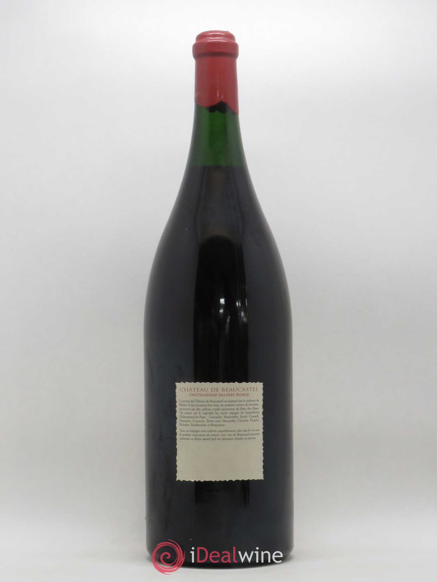 Châteauneuf-du-Pape Château de Beaucastel Famille Perrin 2001 - Lot de 1 double magnum - 1