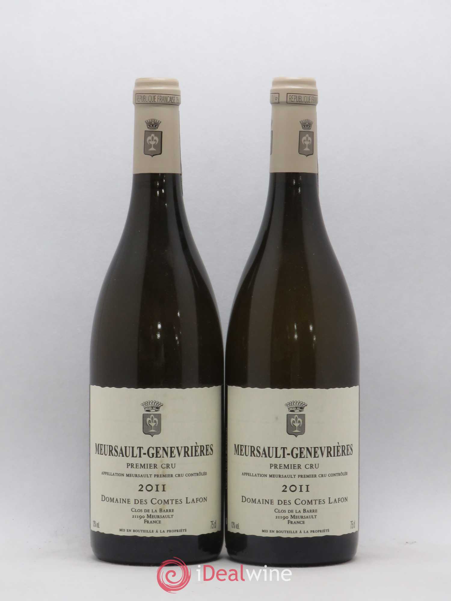 Meursault 1er Cru Genevrières Comtes Lafon (Domaine des) 2011 - Lot de 2 bouteilles - 0