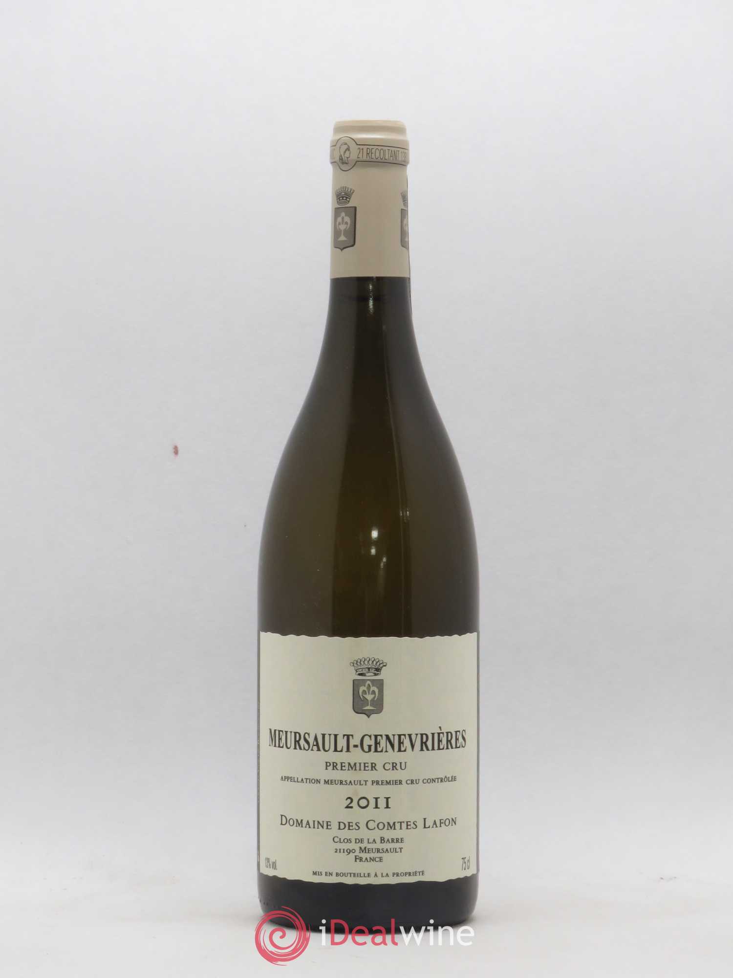 Meursault 1er Cru Genevrières Comtes Lafon (Domaine des) 2011 - Lot de 1 bouteille - 0