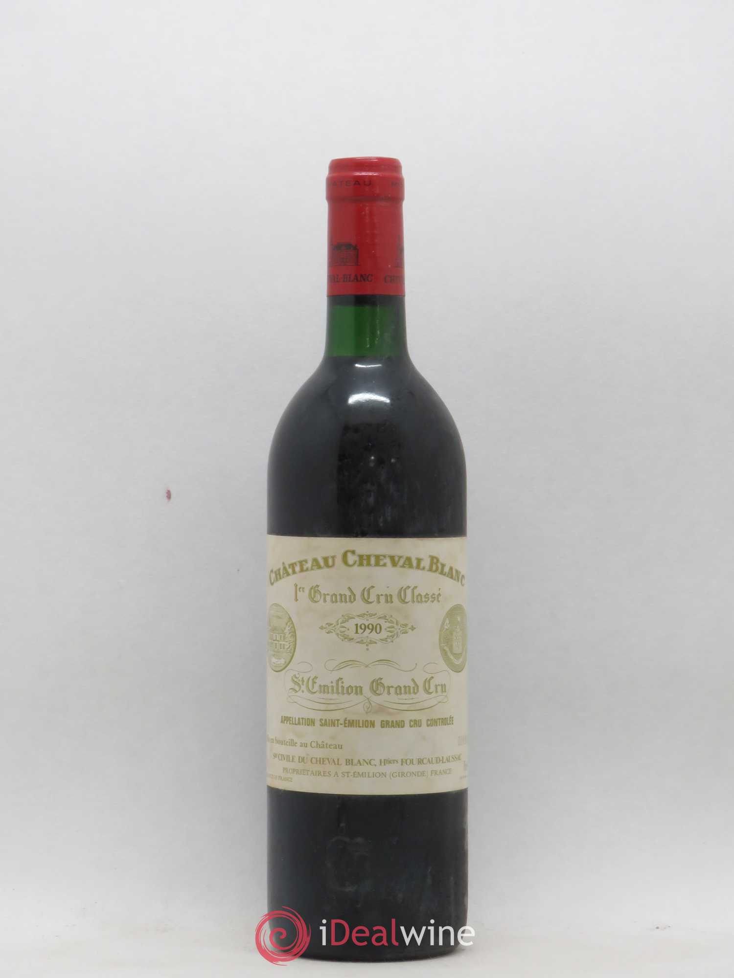 Château Cheval Blanc 1er Grand Cru Classé A 1990 - Lot de 1 bouteille - 0