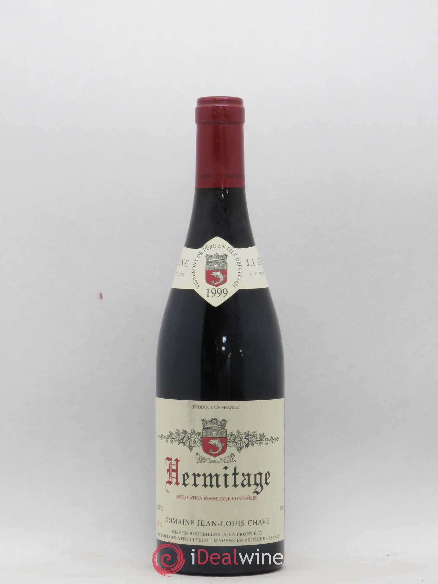 Hermitage Jean-Louis Chave 1999 - Lot de 1 bouteille - 0