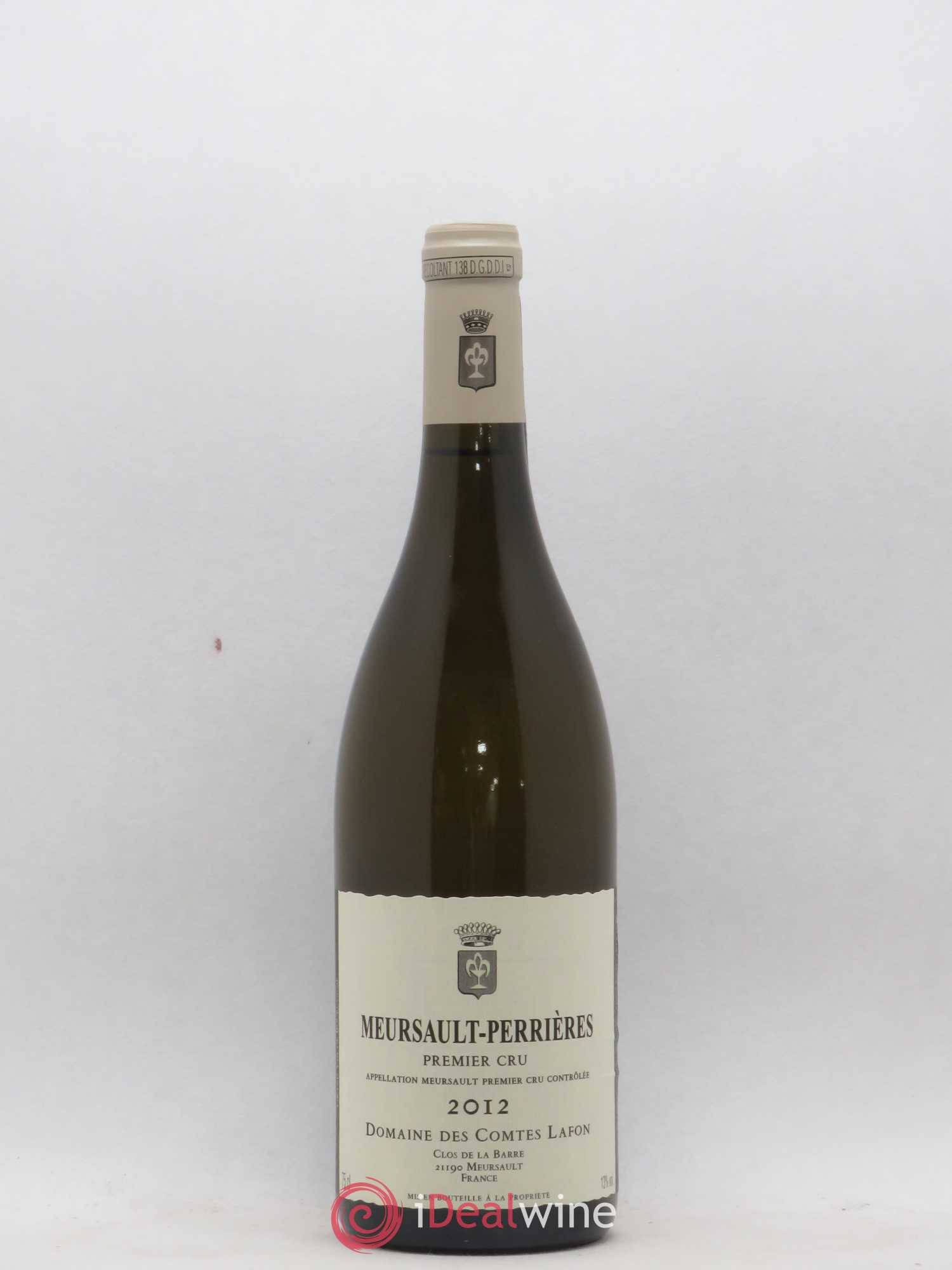 Meursault 1er Cru Perrières Comtes Lafon (Domaine des) 2012 - Lot de 1 bouteille - 0