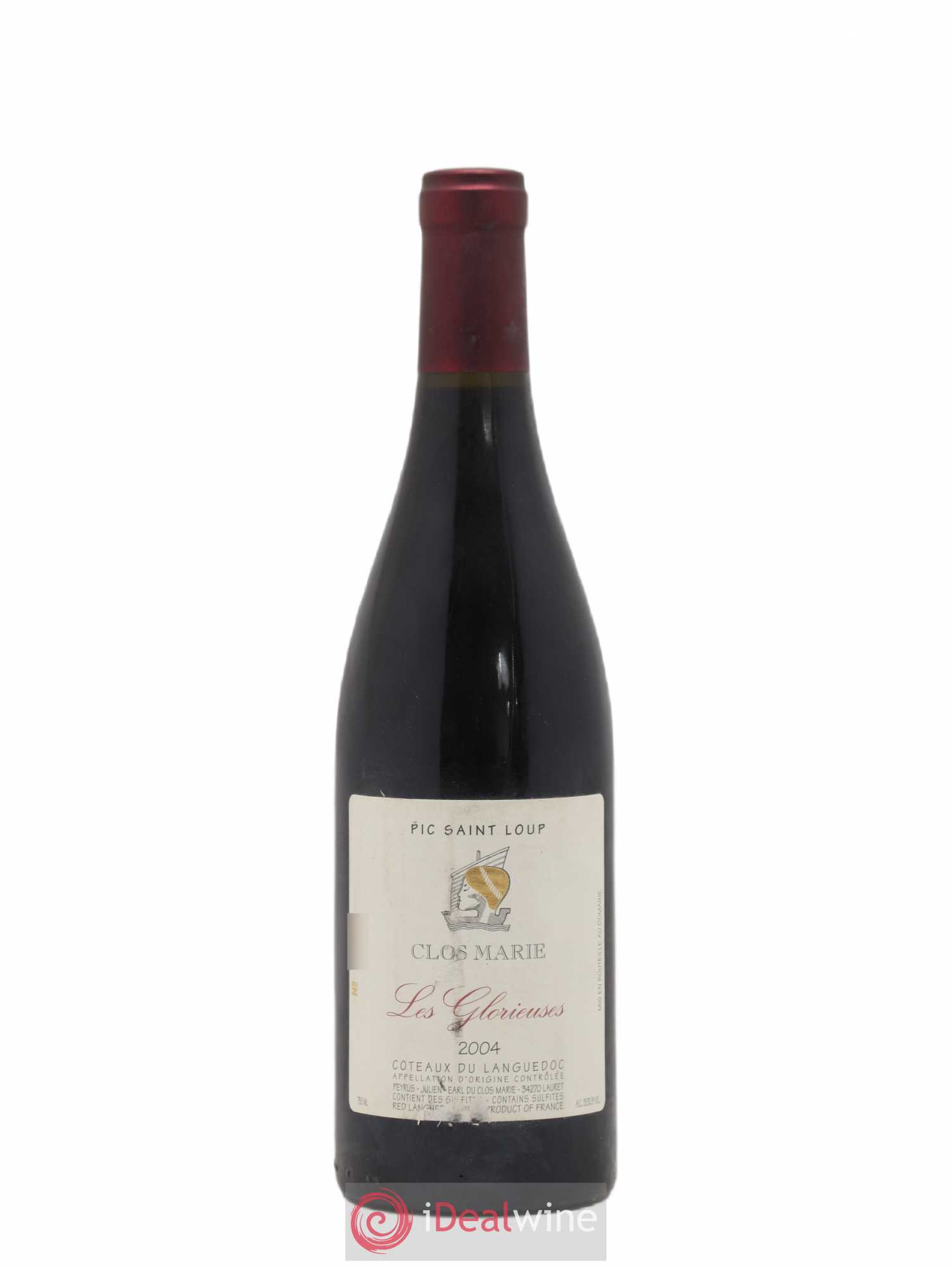 Pic Saint-Loup Clos Marie Les Glorieuses Christophe Peyrus et Françoise Julien 2004 - Lot de 1 bouteille - 0