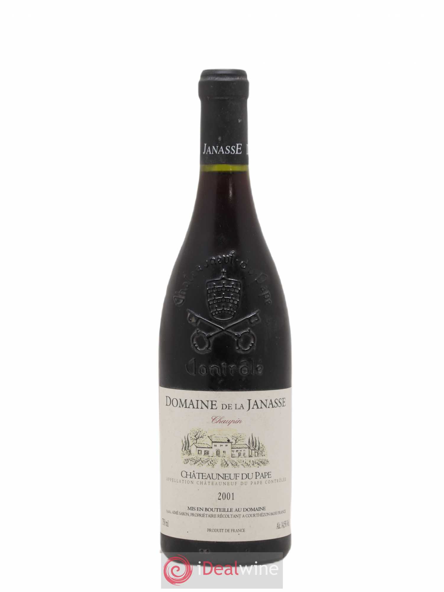 Châteauneuf-du-Pape Cuvée Chaupin La Janasse (Domaine de) 2001 - Lot de 1 bouteille - 0
