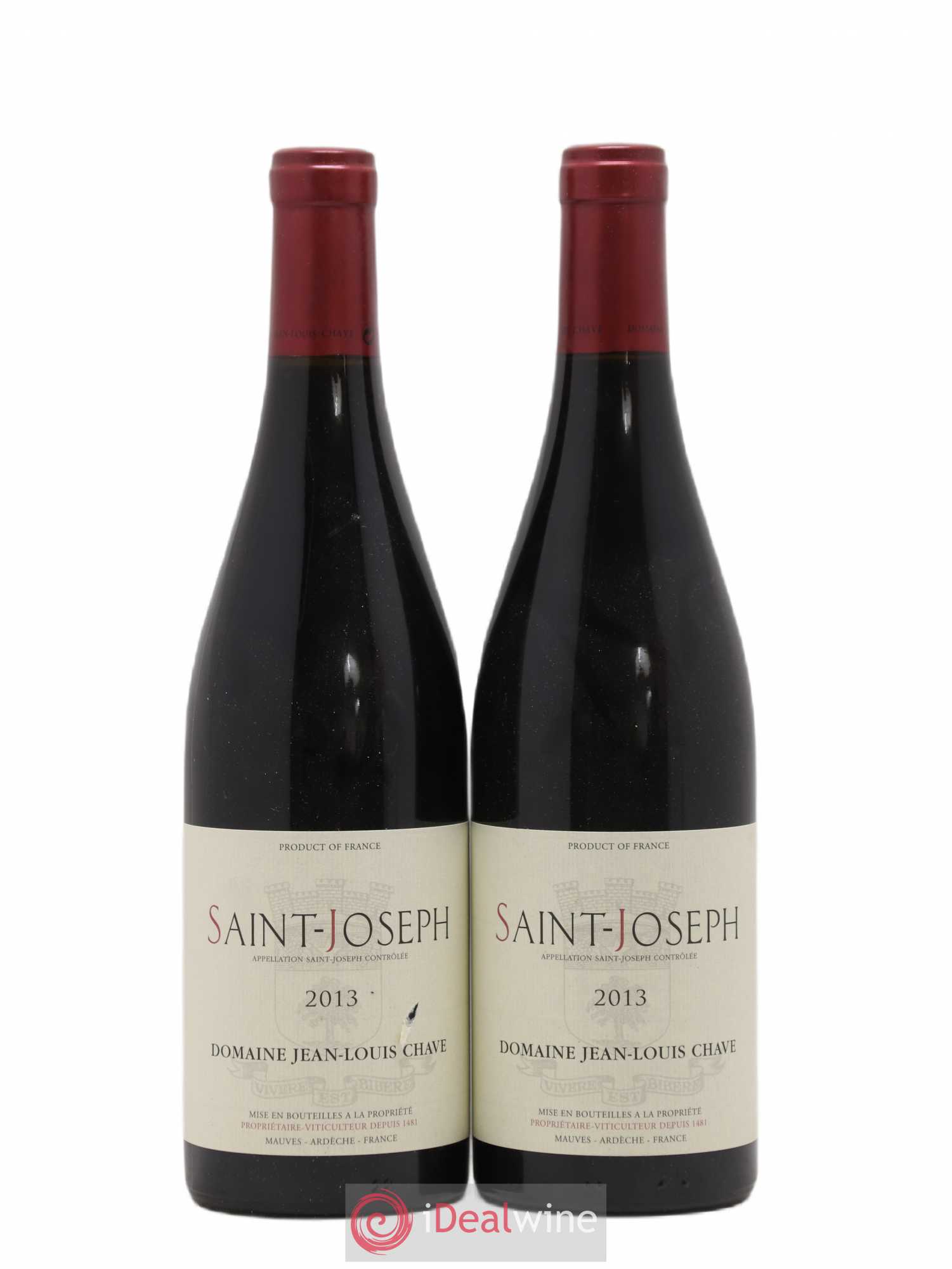 Saint-Joseph Jean-Louis Chave 2013 - Lot de 2 bouteilles - 0