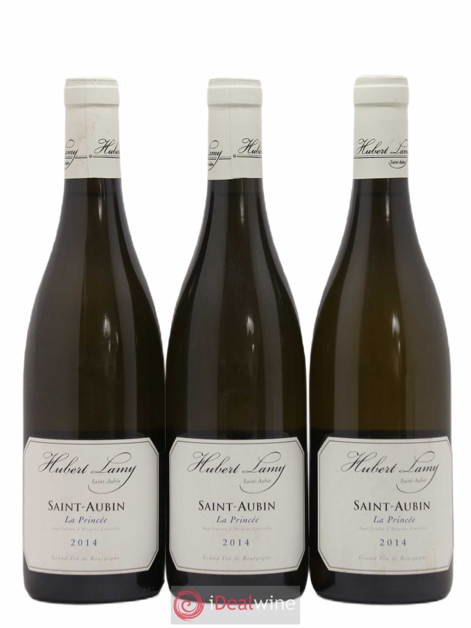 Saint-Aubin La Princée Hubert Lamy 2014 - Lot de 3 bouteilles - 0