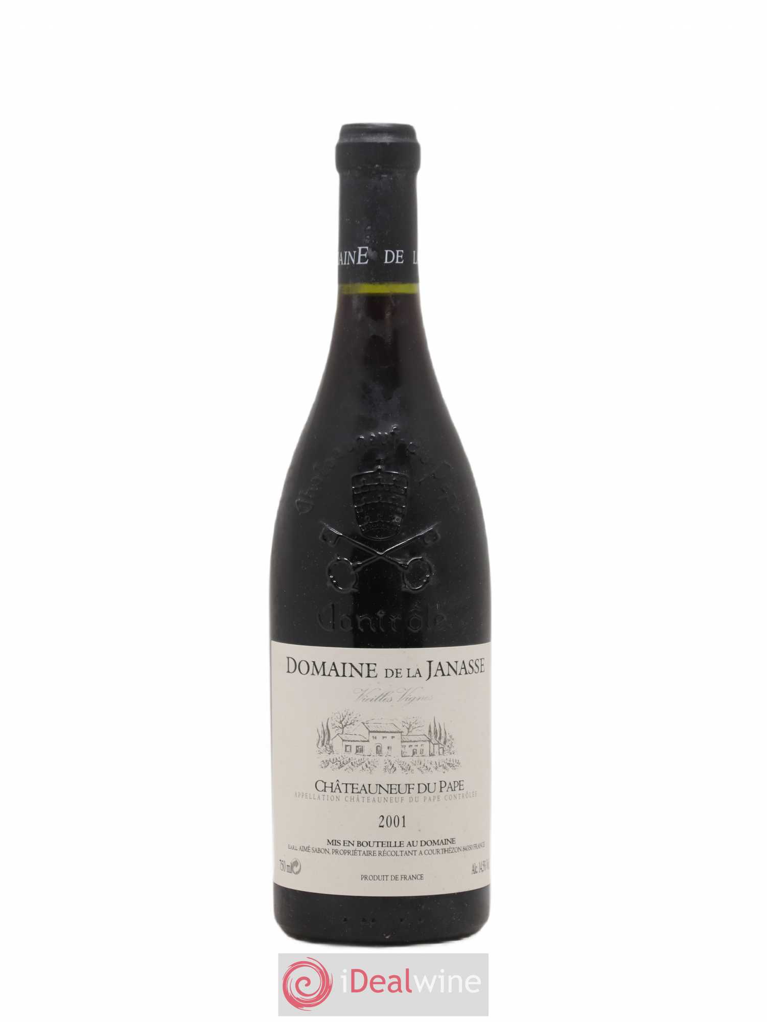 Châteauneuf-du-Pape Cuvée Vieilles Vignes La Janasse (Domaine de) 2001 - Lot de 1 bouteille - 0