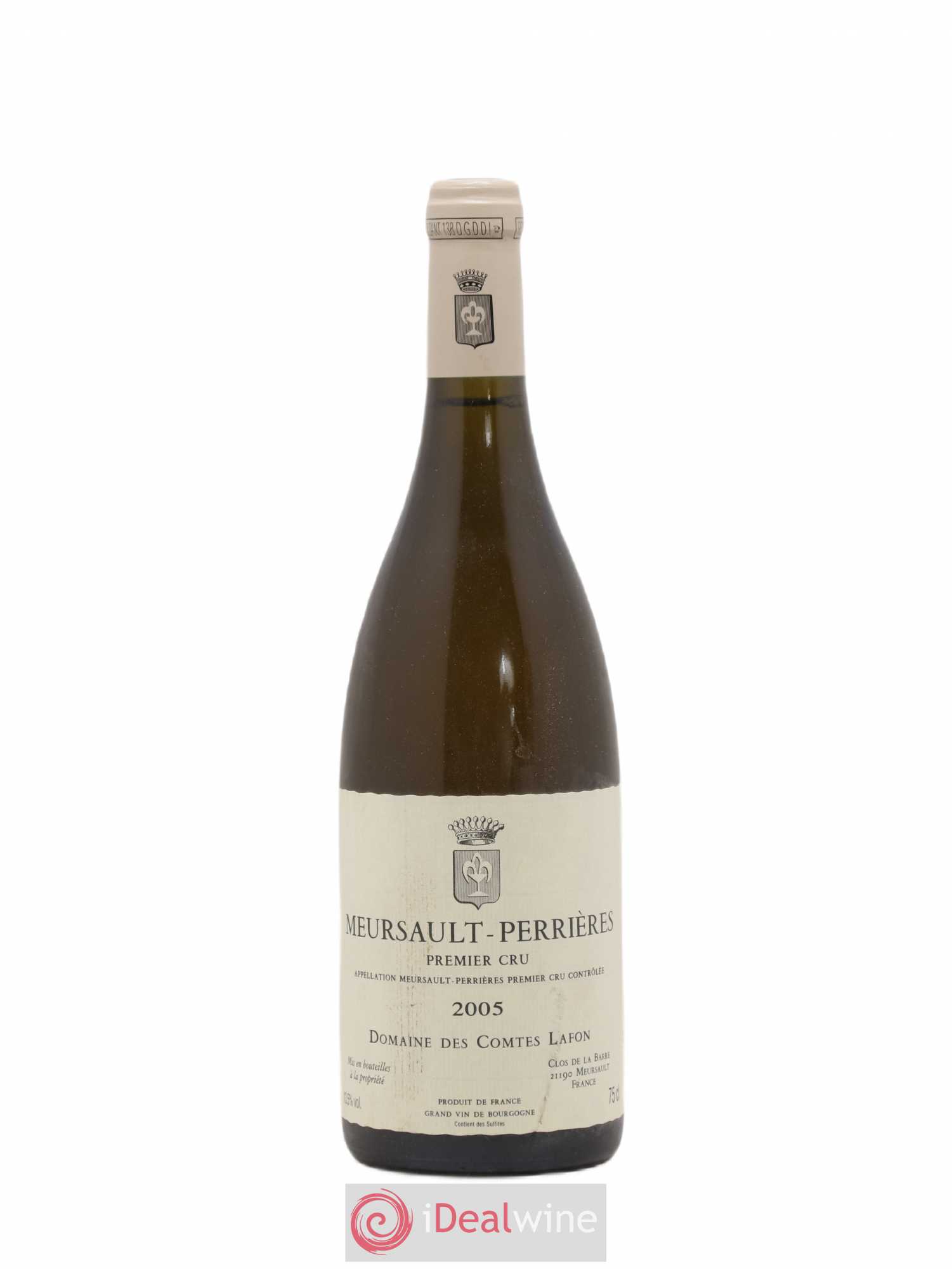 Meursault 1er Cru Perrières Comtes Lafon (Domaine des) 2005 - Lot de 1 bouteille - 0