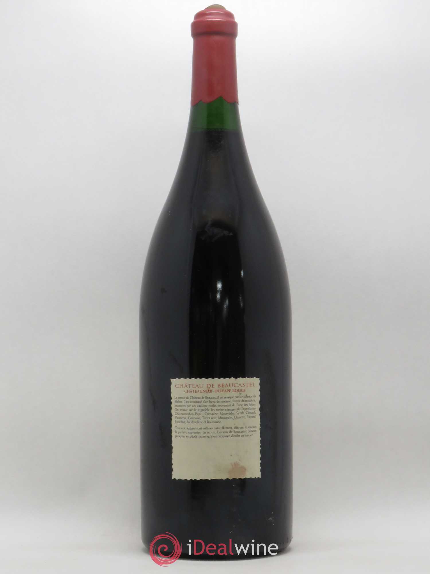 Châteauneuf-du-Pape Château de Beaucastel Famille Perrin 2001 - Lot de 1 double magnum - 1