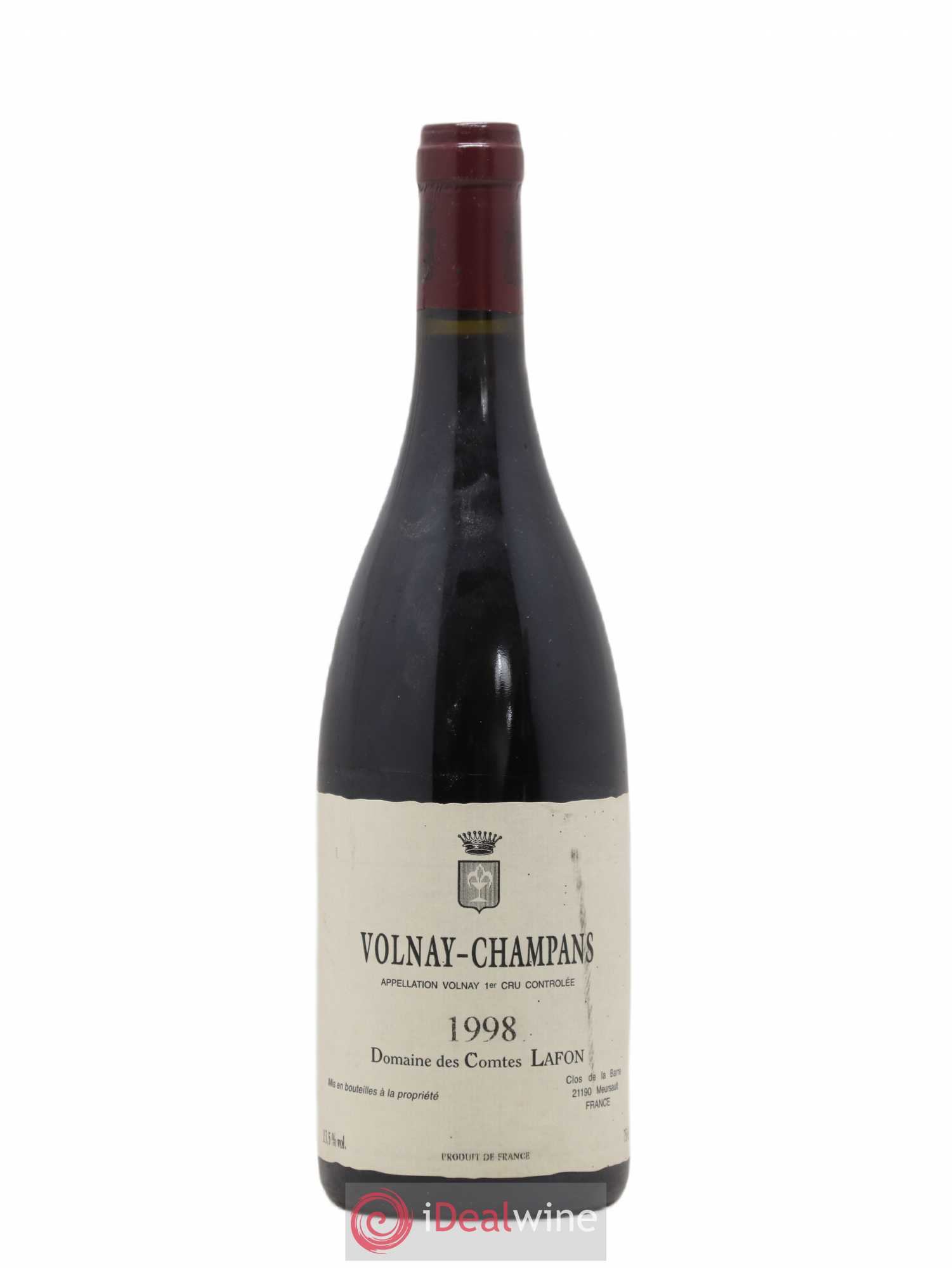 Volnay 1er Cru Champans Comtes Lafon (Domaine des) 1998 - Lot de 1 bouteille - 0