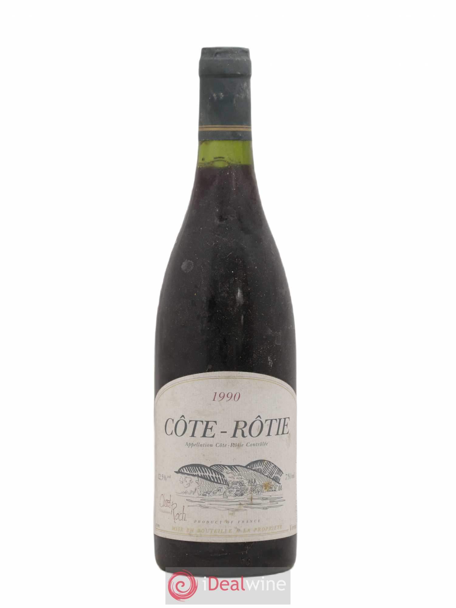 Côte-Rôtie Clusel-Roch 1990 - Lot de 1 bouteille - 0
