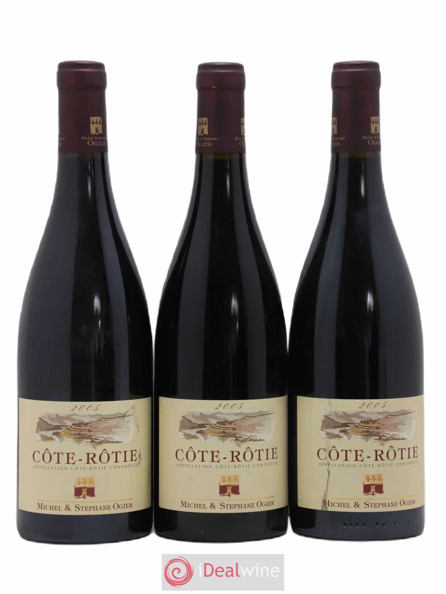 Côte-Rôtie Stéphane Ogier 2005 - Lot de 3 bouteilles - 0