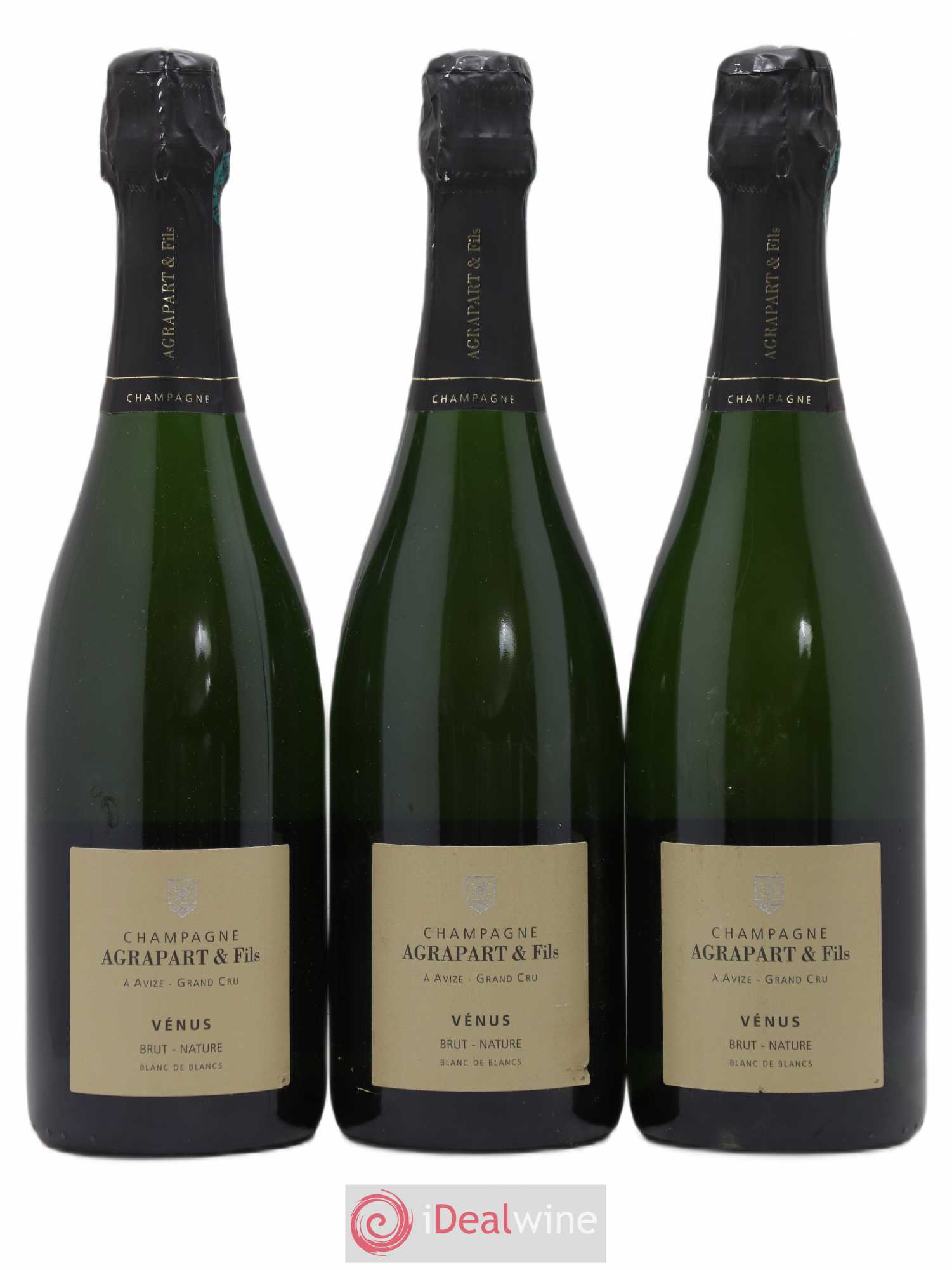 Vénus Blanc de Blancs Brut Nature Pascal Agrapart 2006 - Lot de 3 bouteilles - 0