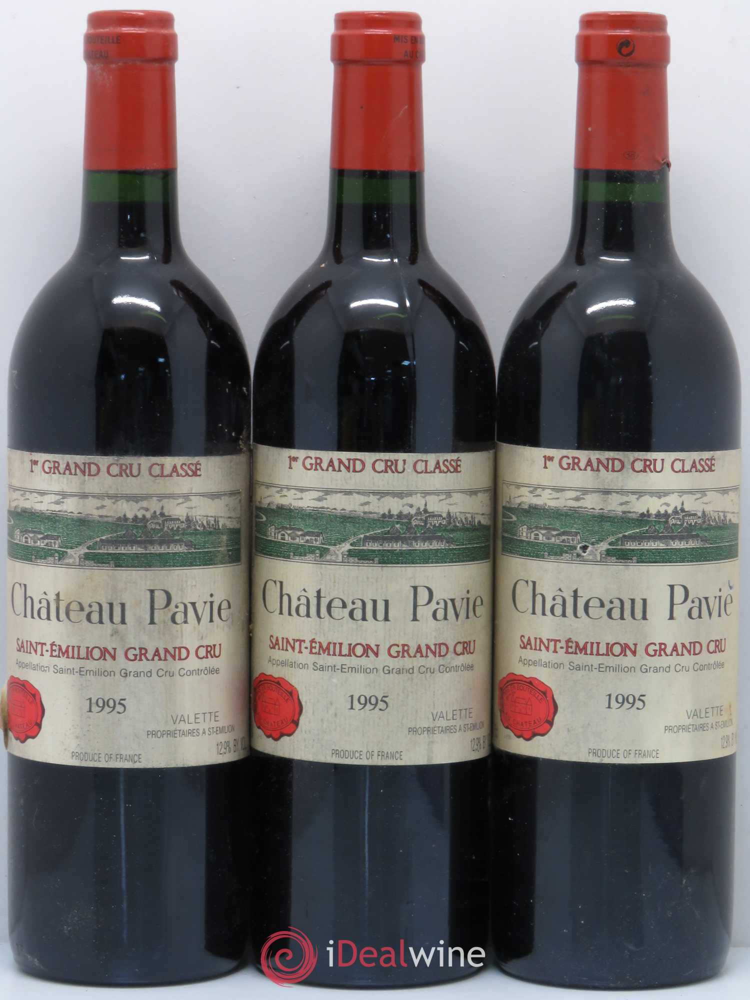 Château Pavie 1er Grand Cru Classé A 1995 - Lot de 12 bouteilles - 1