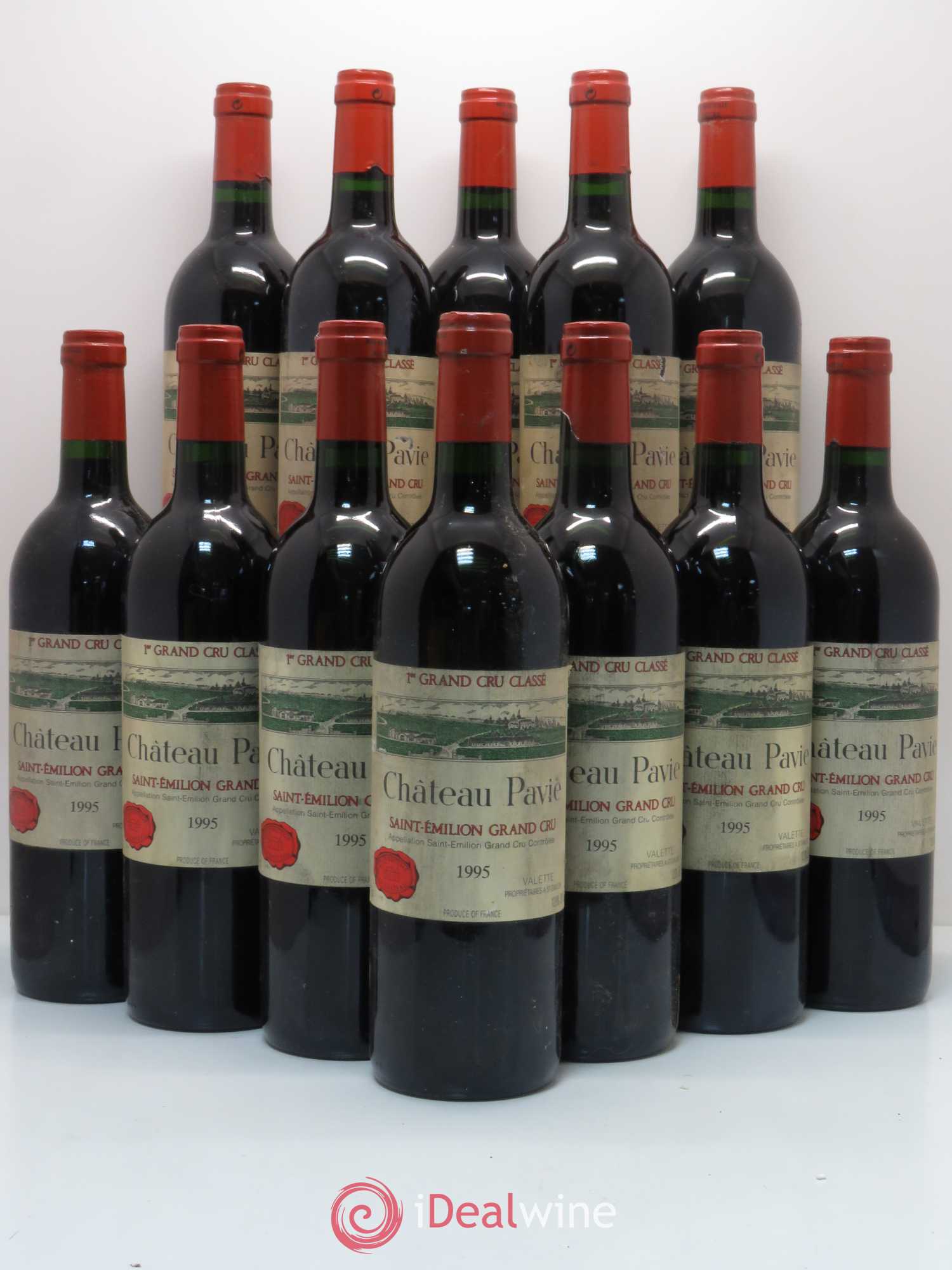 Château Pavie 1er Grand Cru Classé A 1995 - Lot de 12 bouteilles - 0