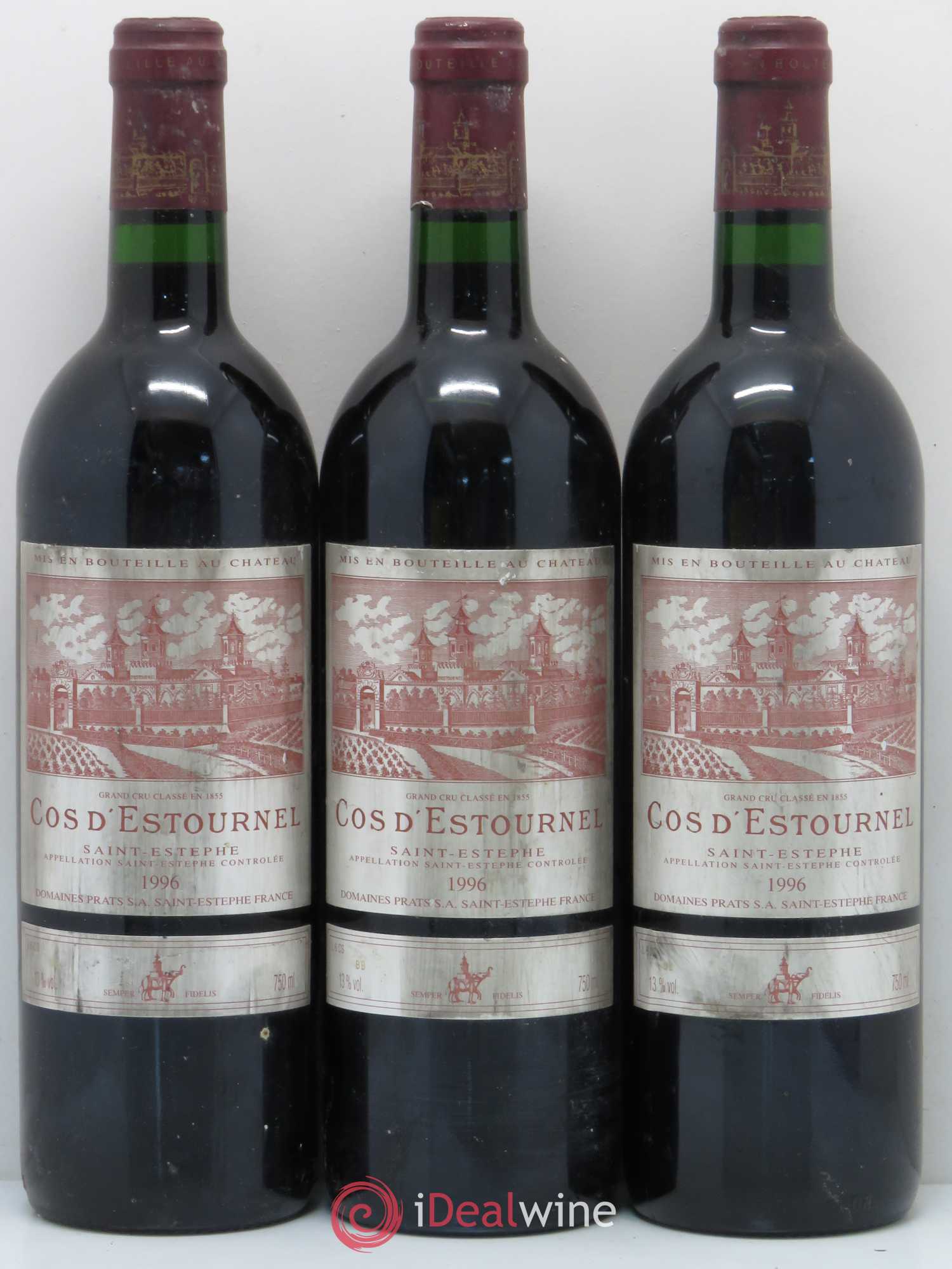 Cos d'Estournel 2ème Grand Cru Classé 1996 - Lot de 12 bouteilles - 1
