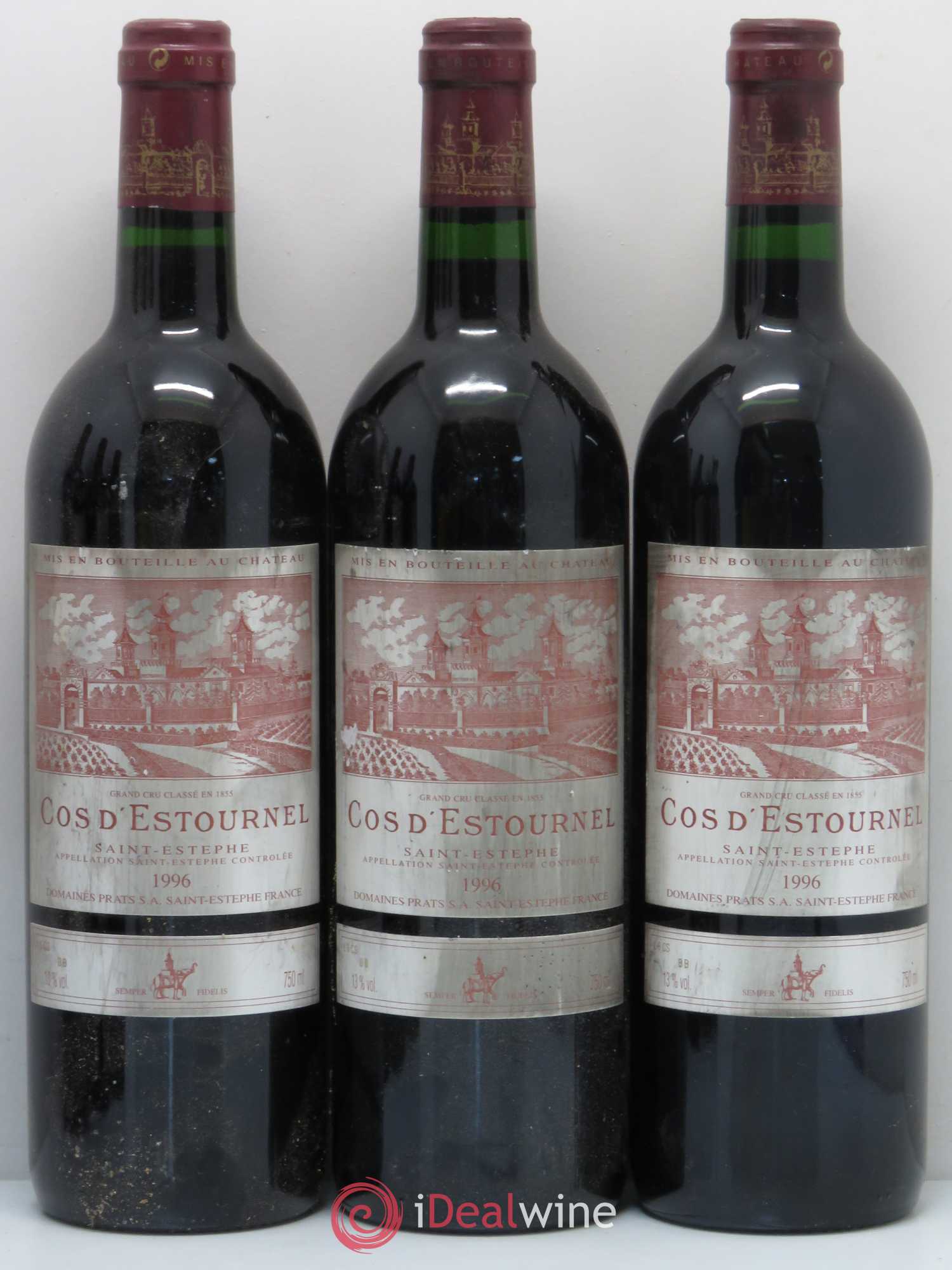 Cos d'Estournel 2ème Grand Cru Classé 1996 - Lot de 6 bouteilles - 1