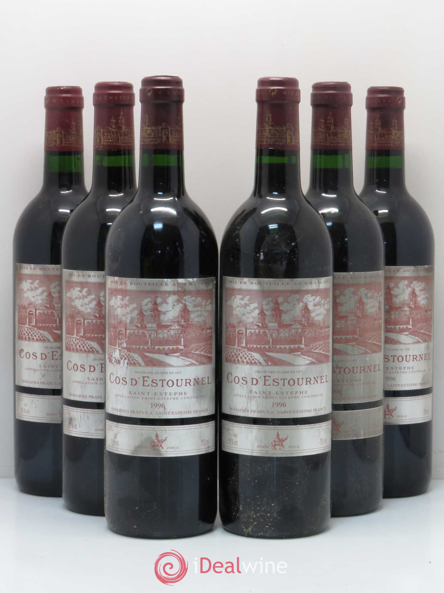 Cos d'Estournel 2ème Grand Cru Classé 1996 - Lot de 6 bouteilles - 0