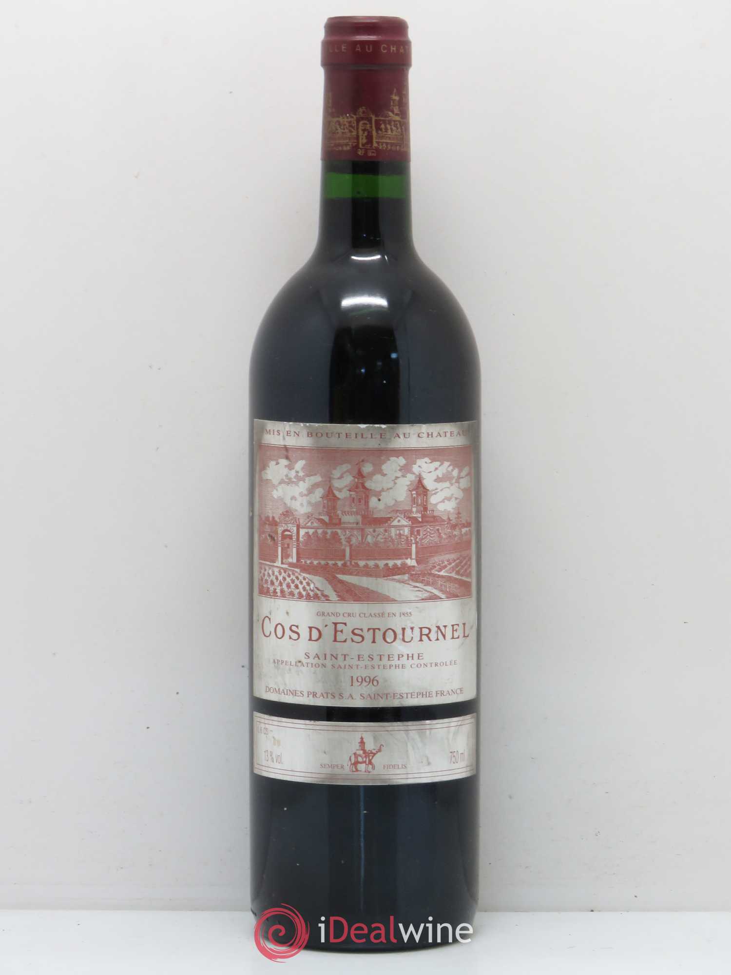 Cos d'Estournel 2ème Grand Cru Classé 1996 - Lot de 1 bouteille - 0