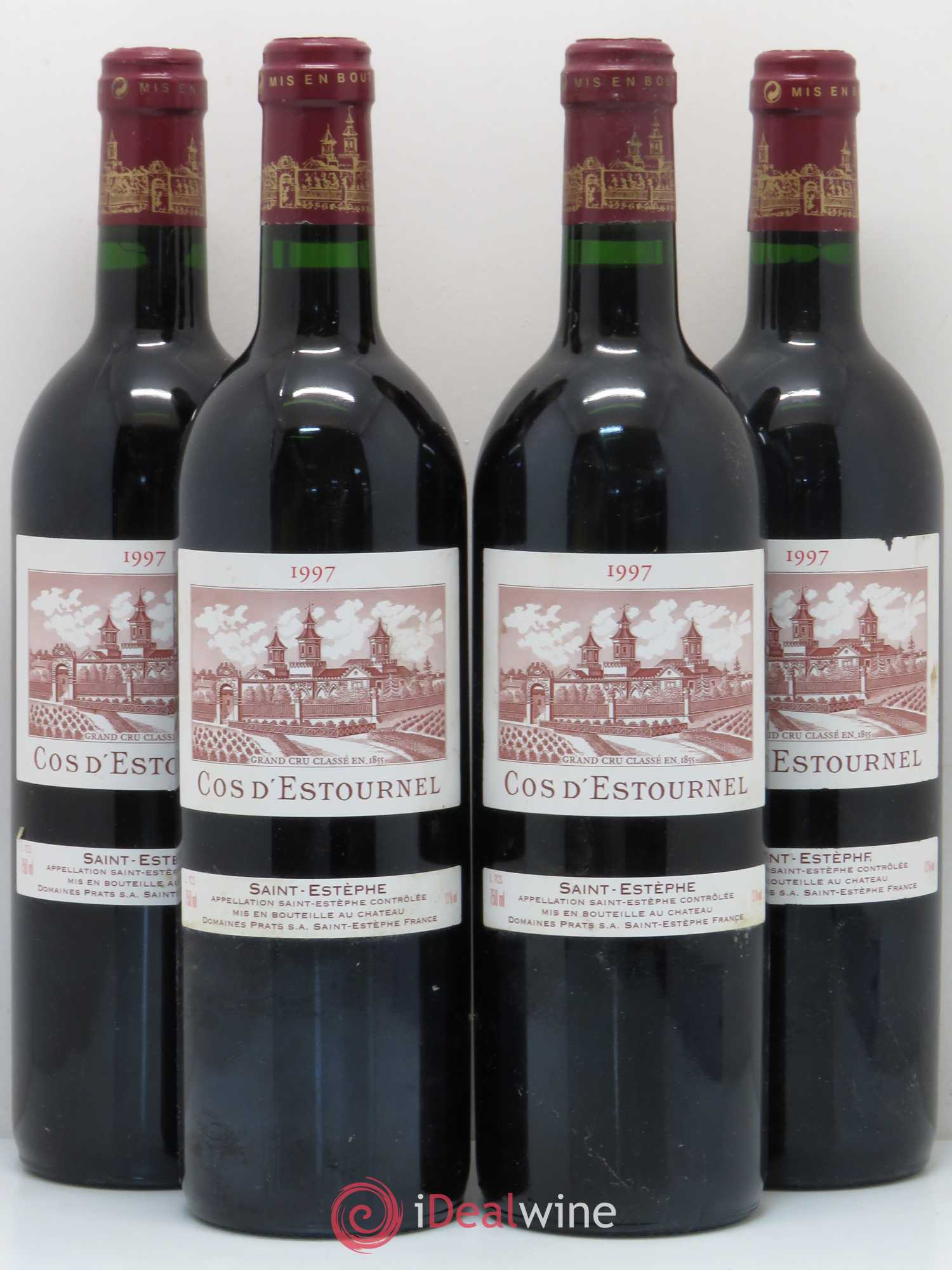 Cos d'Estournel 2ème Grand Cru Classé 1997 - Lot de 4 bouteilles - 0