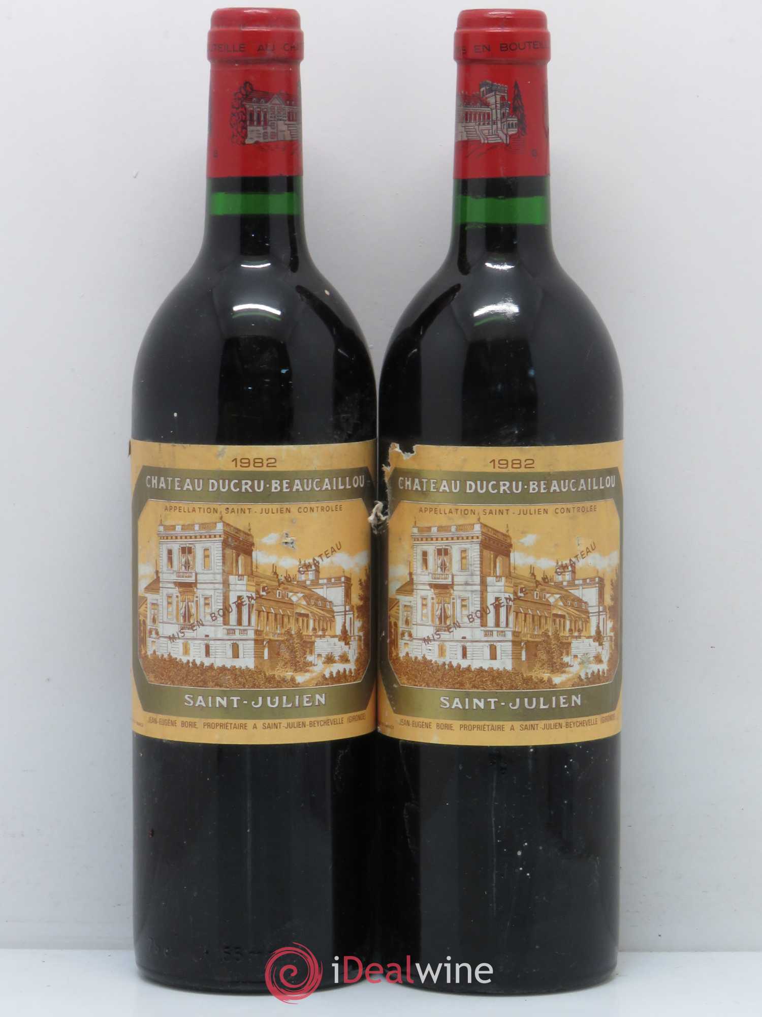 Château Ducru Beaucaillou 2ème Grand Cru Classé 1982 - Lot de 2 bouteilles - 0