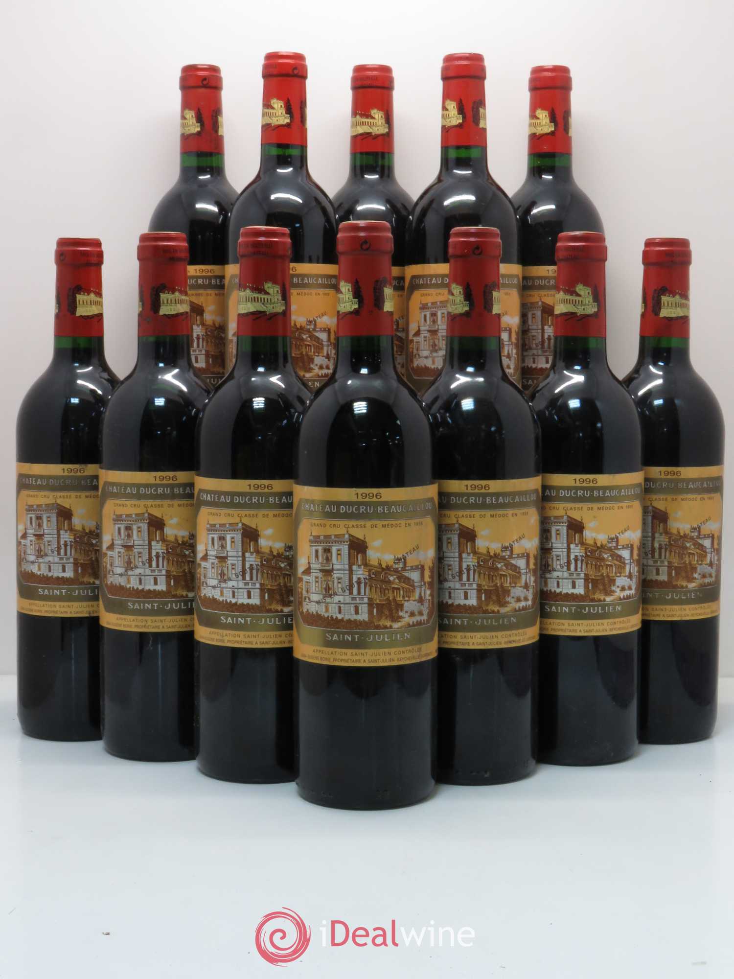 Château Ducru Beaucaillou 2ème Grand Cru Classé 1996 - Lot de 12 bouteilles - 0