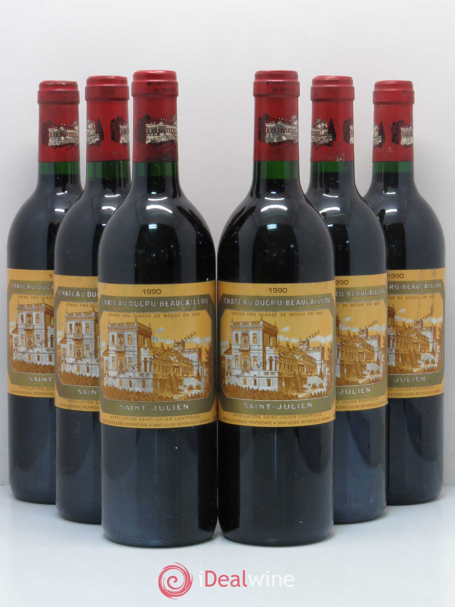 Château Ducru Beaucaillou 2ème Grand Cru Classé 1990 - Lot de 6 bouteilles - 0