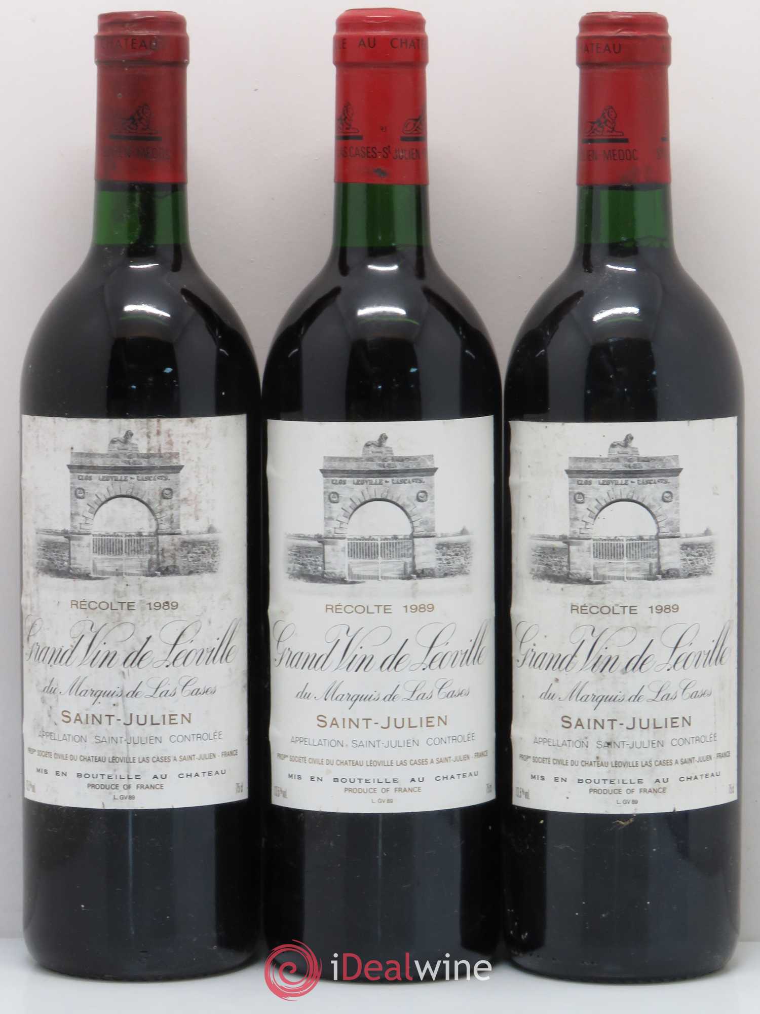 Château Léoville Las Cases 2ème Grand Cru Classé 1989 - Lot de 6 bouteilles - 2