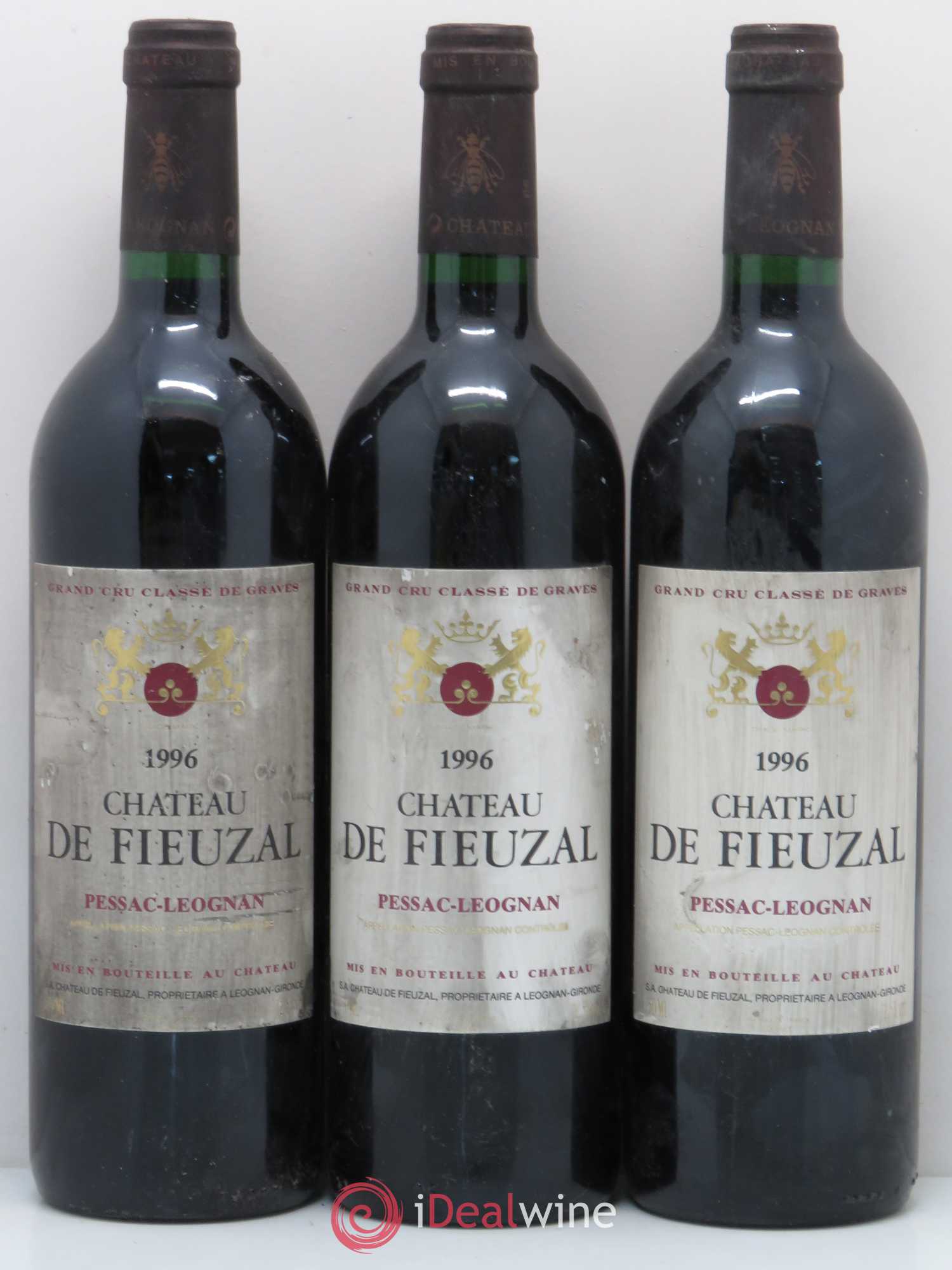 Château de Fieuzal Cru Classé de Graves 1996 - Lot de 6 bouteilles - 2