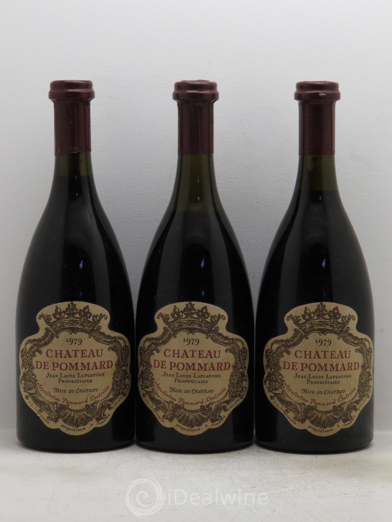 Pommard Château de Pommard 1979 - Lot de 3 bouteilles - 0