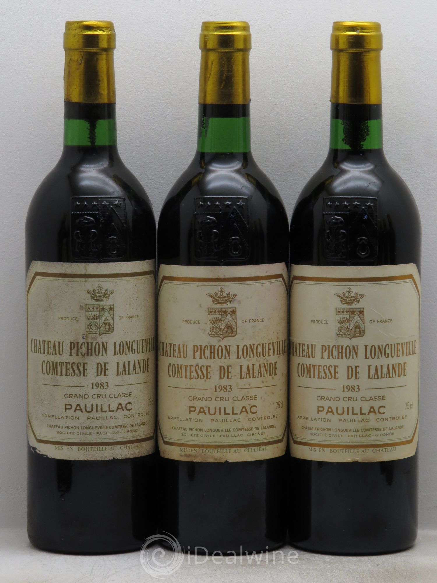 Château Pichon Longueville Comtesse de Lalande 2ème Grand Cru Classé 1983 - Lot de 12 bouteilles - 1