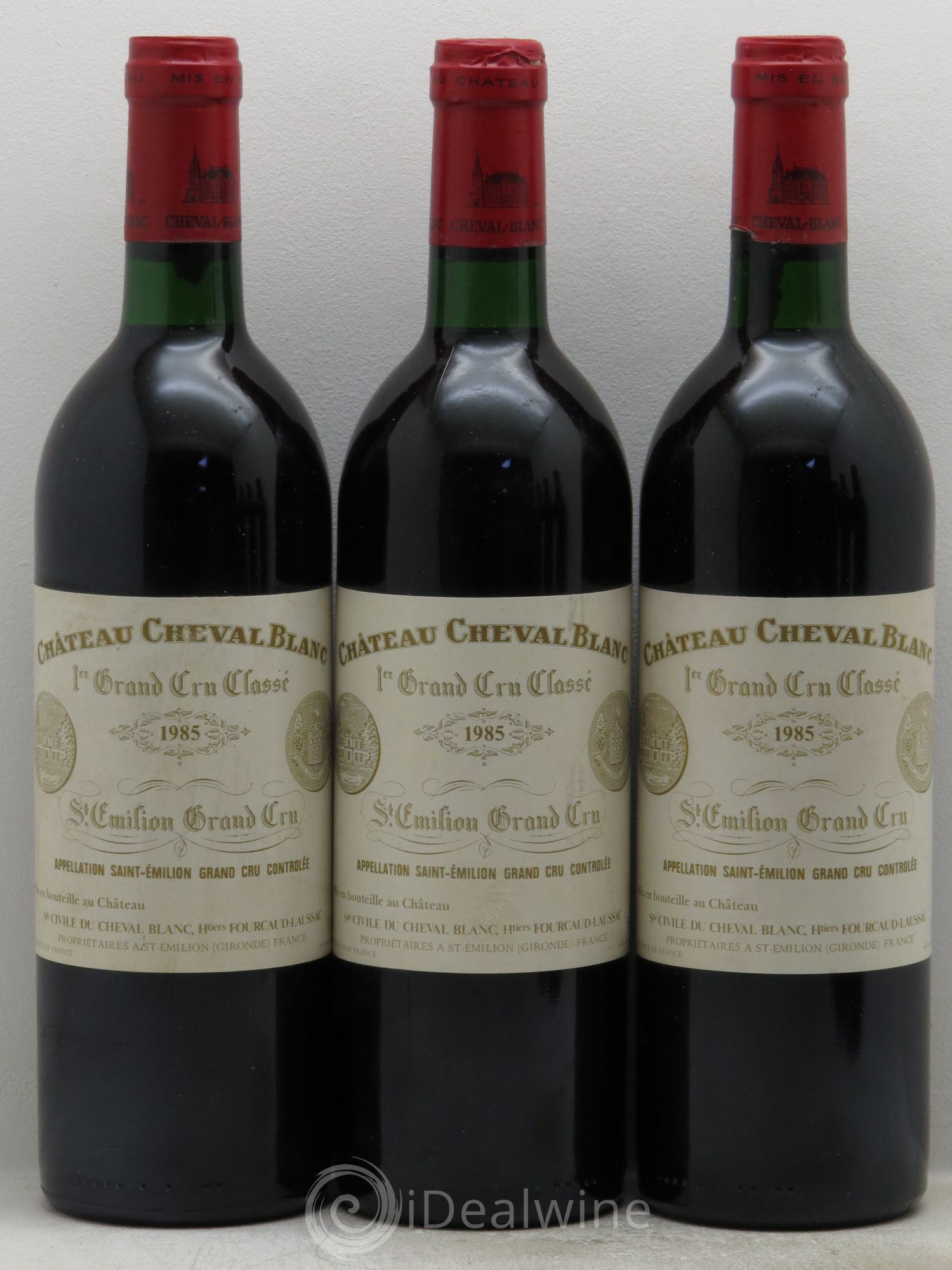 Château Cheval Blanc 1er Grand Cru Classé A 1985 - Lot de 6 bouteilles - 1