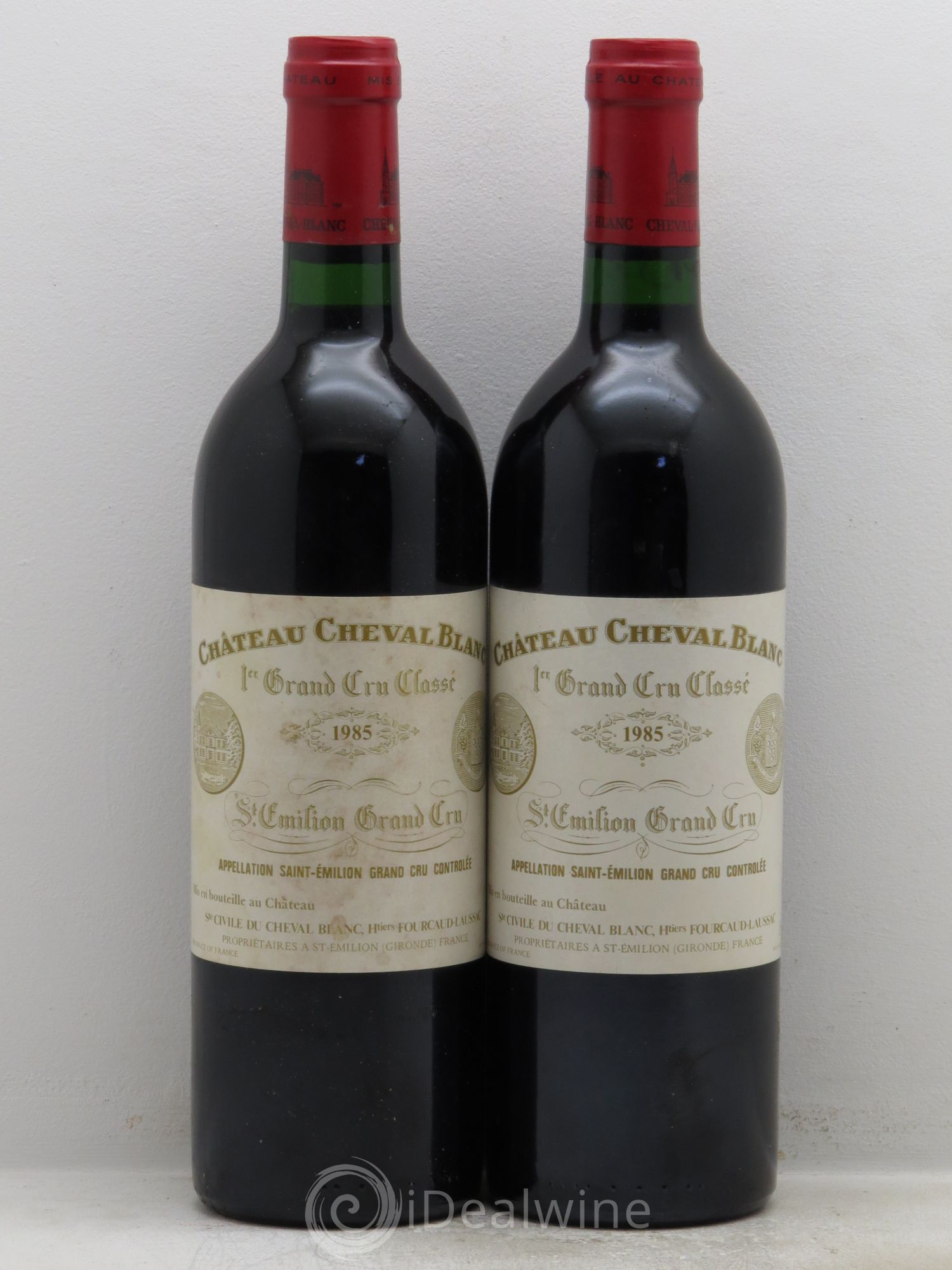 Château Cheval Blanc 1er Grand Cru Classé A 1985 - Lot de 2 bouteilles - 0
