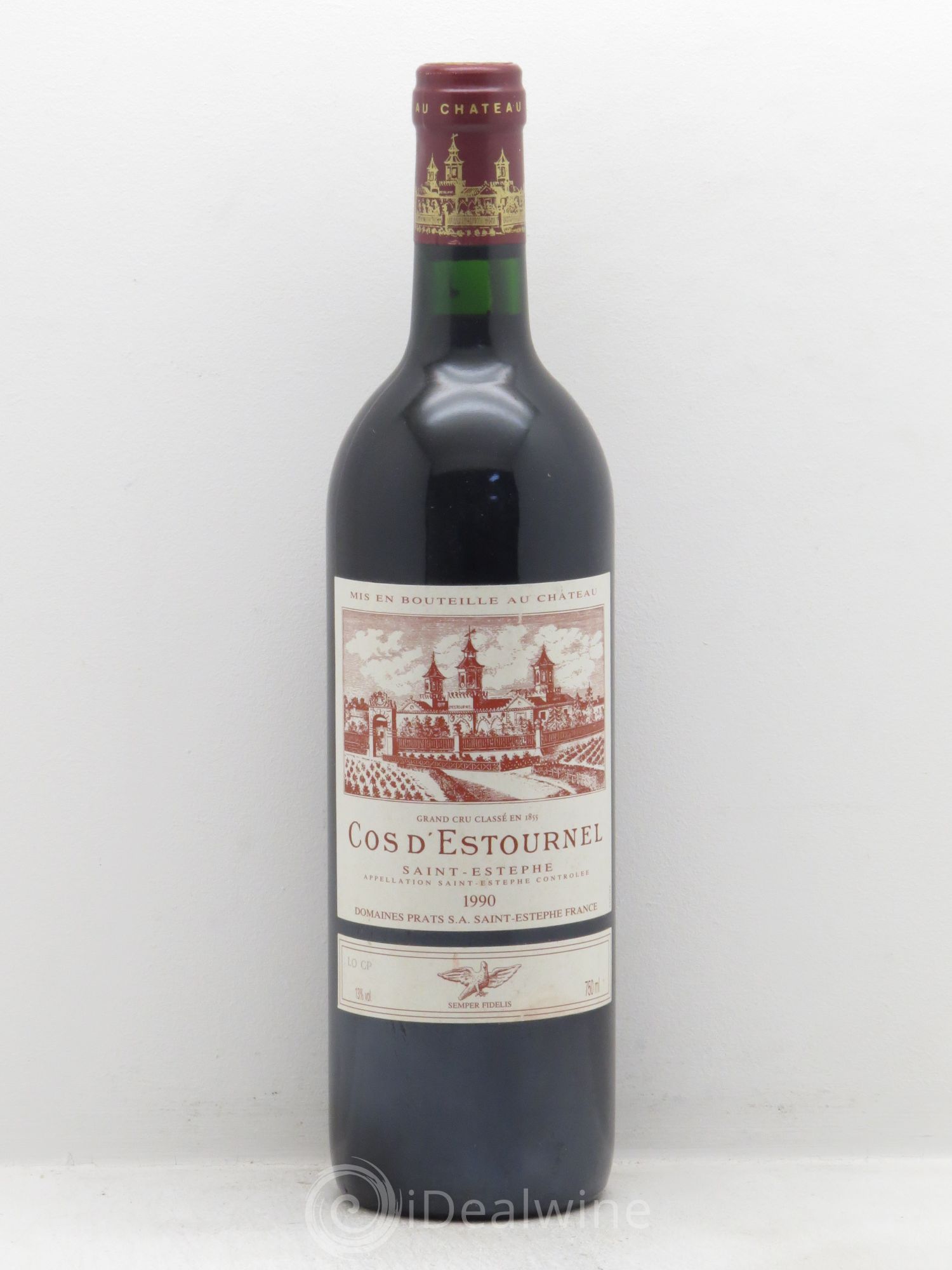 Cos d'Estournel 2ème Grand Cru Classé 1990 - Lot de 1 bouteille - 0
