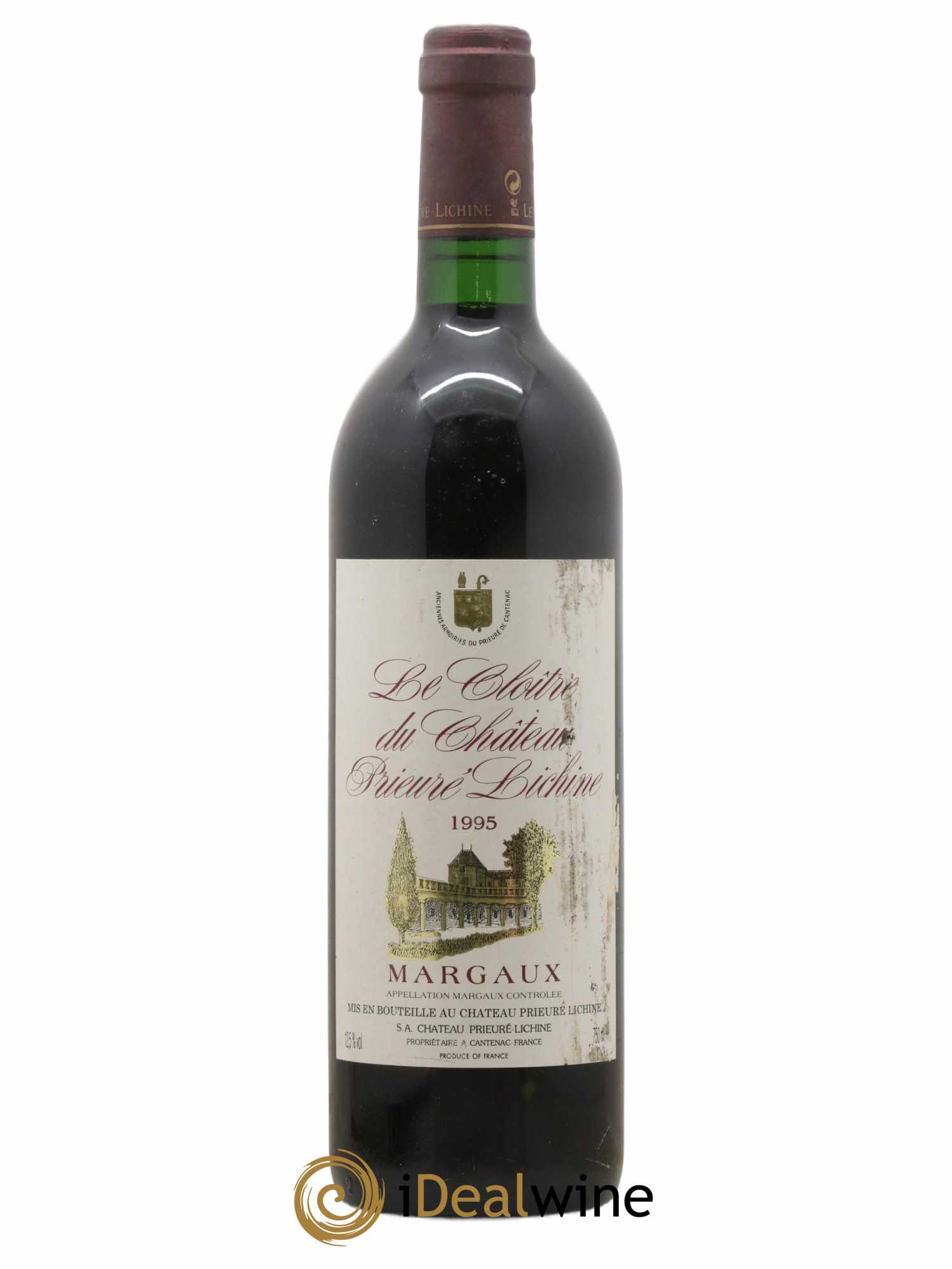 Cloître de Prieuré Lichine 1995 - Lot de 1 bouteille - 0