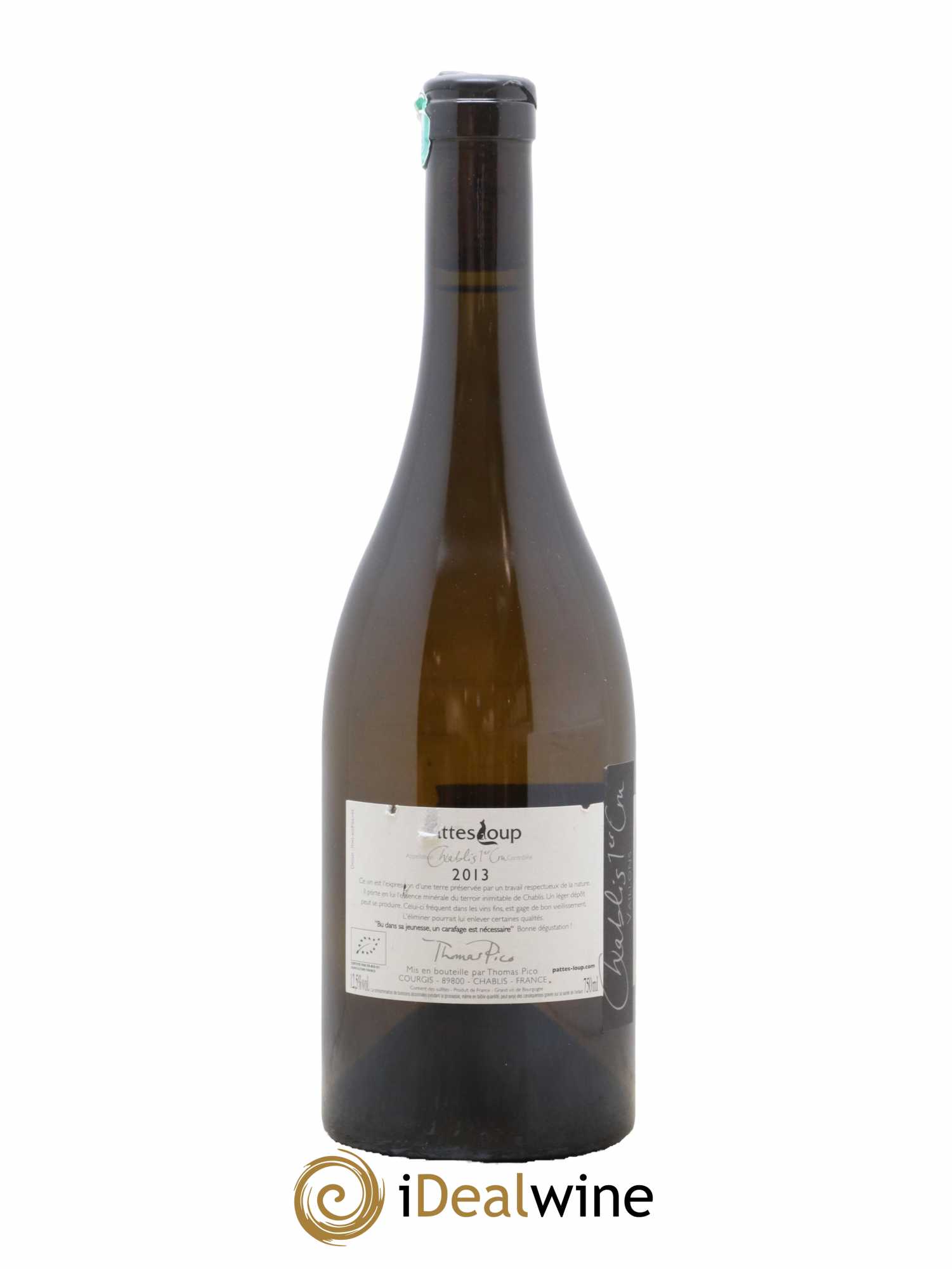 Chablis 1er Cru Vaillons Pattes Loup (Domaine) 2013 - Lot de 1 bouteille - 1