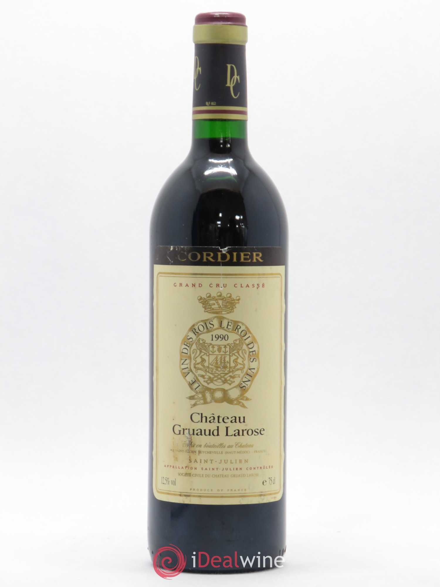 Château Gruaud Larose 2ème Grand Cru Classé 1990 - Lot de 1 bouteille - 0