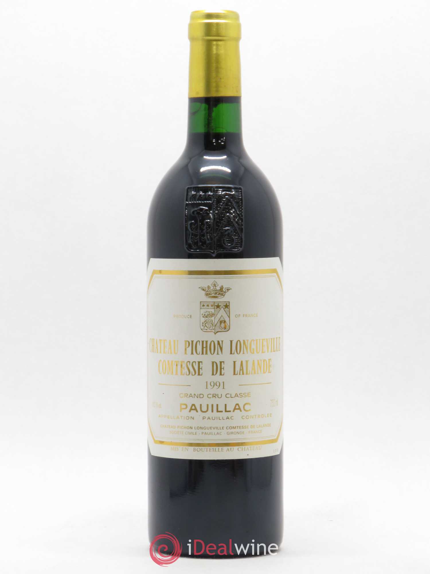 Château Pichon Longueville Comtesse de Lalande 2ème Grand Cru Classé 1991 - Lot de 1 bouteille - 0
