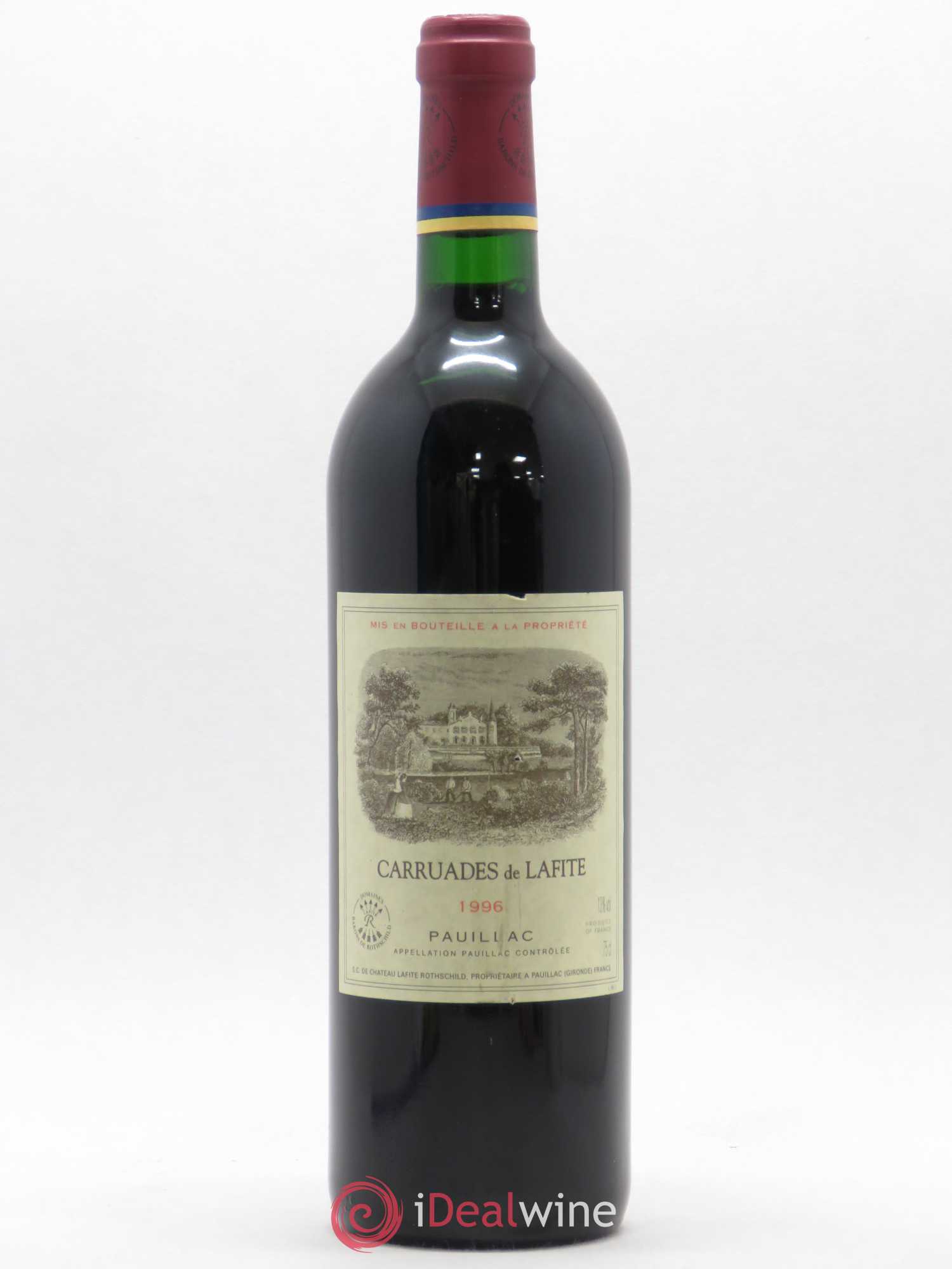 Carruades de Lafite Rothschild Second Vin 1996 - Lot de 1 bouteille - 0
