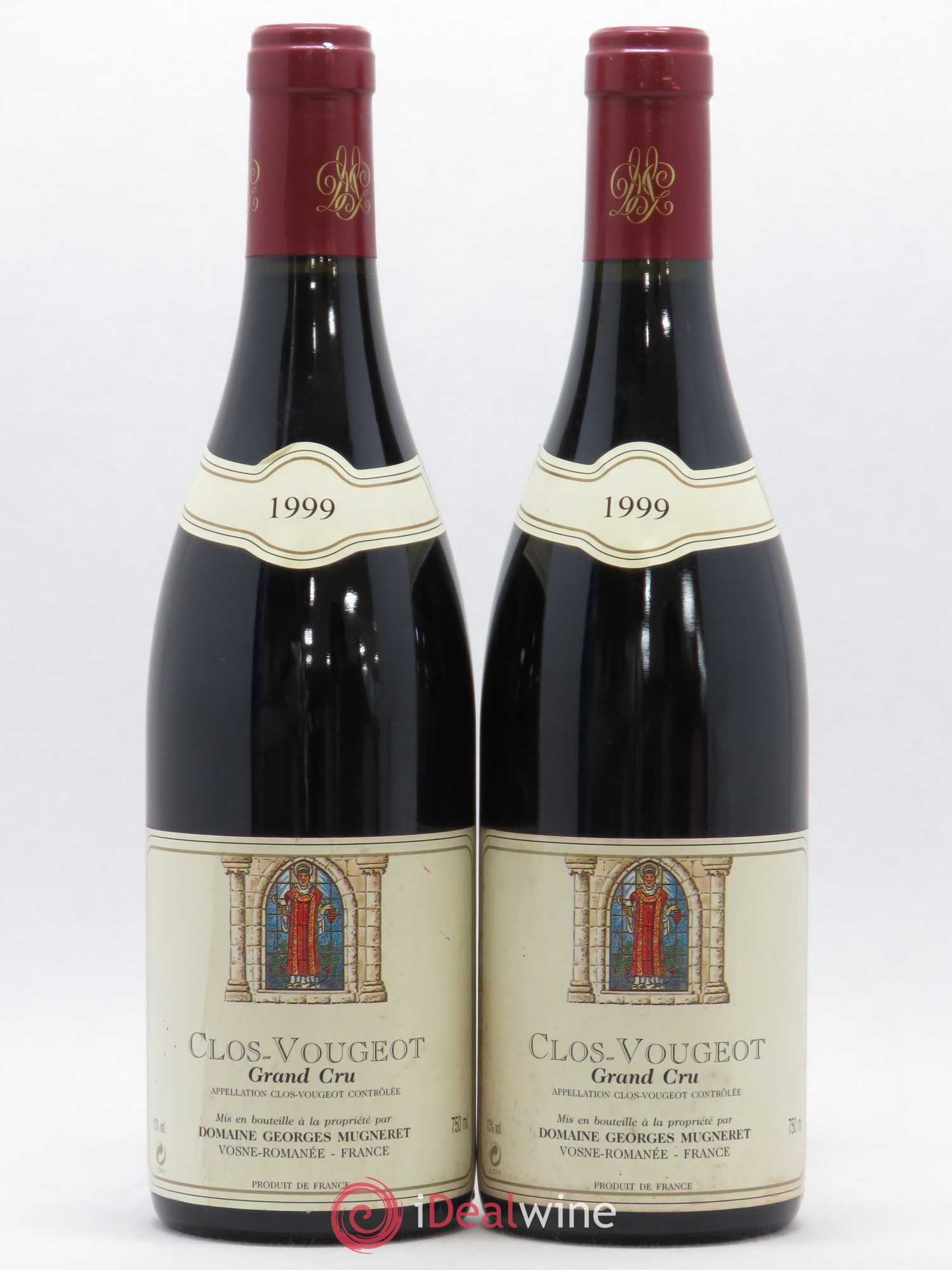 Clos de Vougeot Grand Cru Georges Mugneret-Gibourg (Domaine) 1999 - Lot de 2 bouteilles - 0